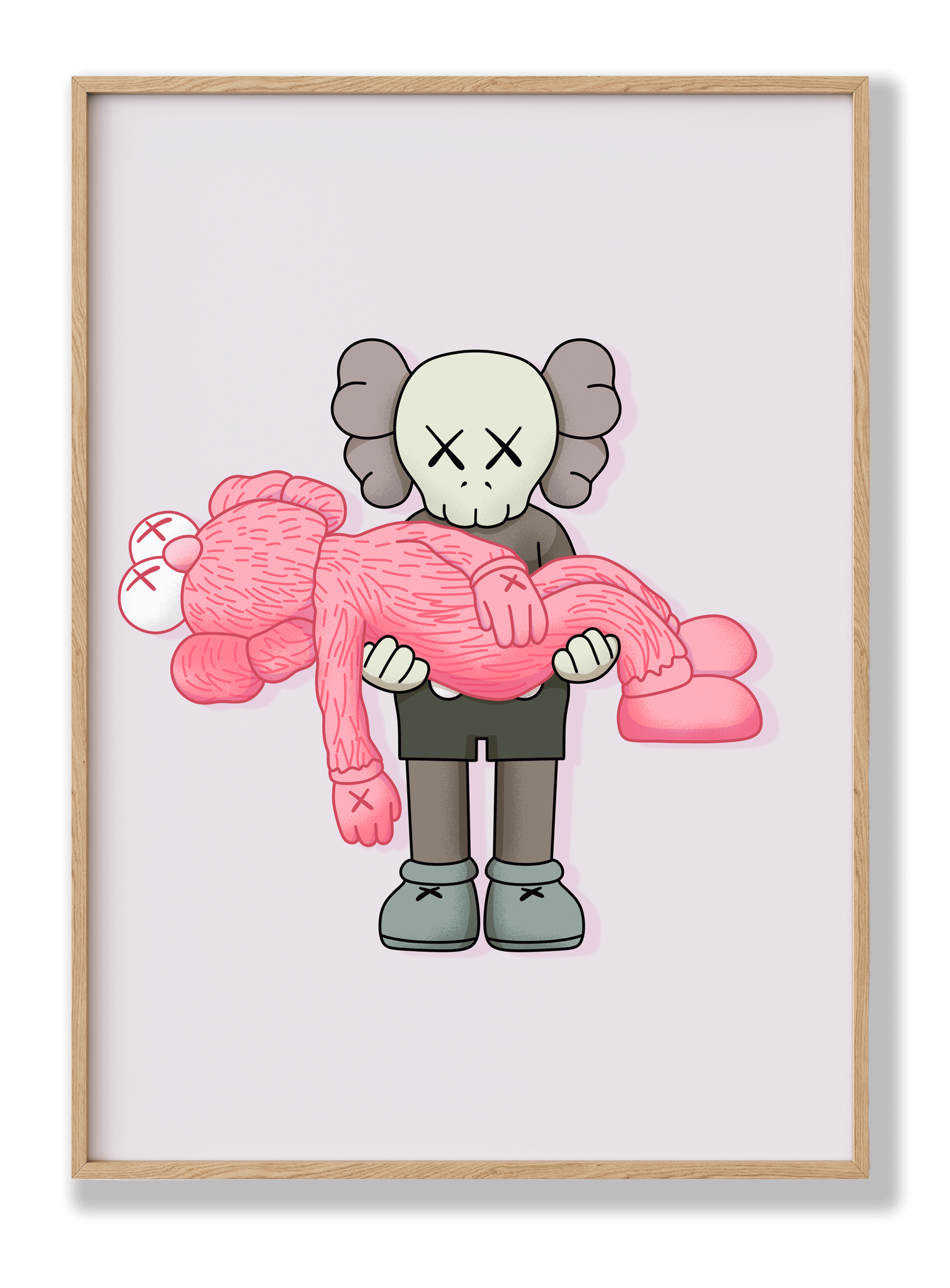 Ruhe in Kaws Poster