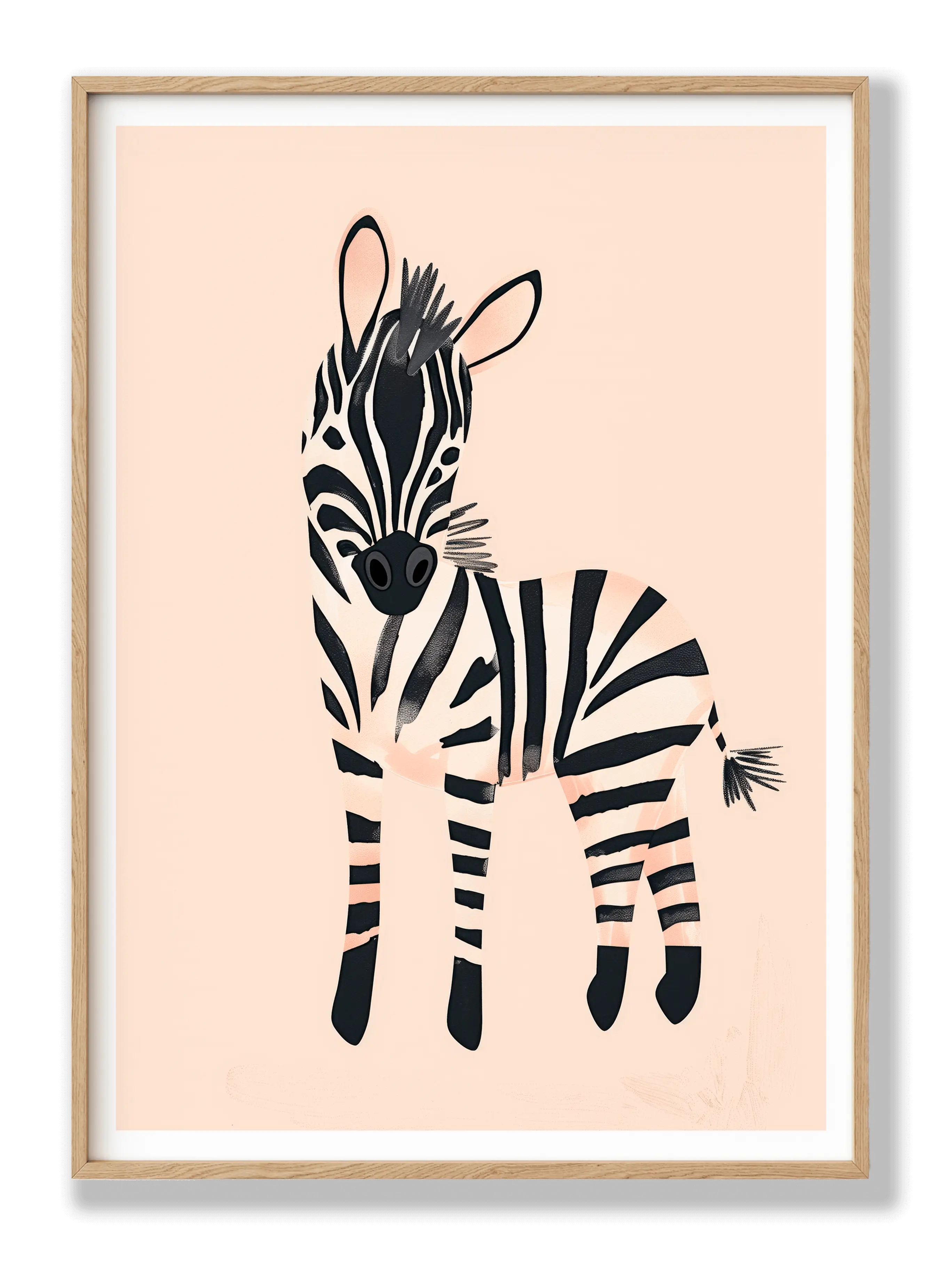 Friendly Zebra Plakat