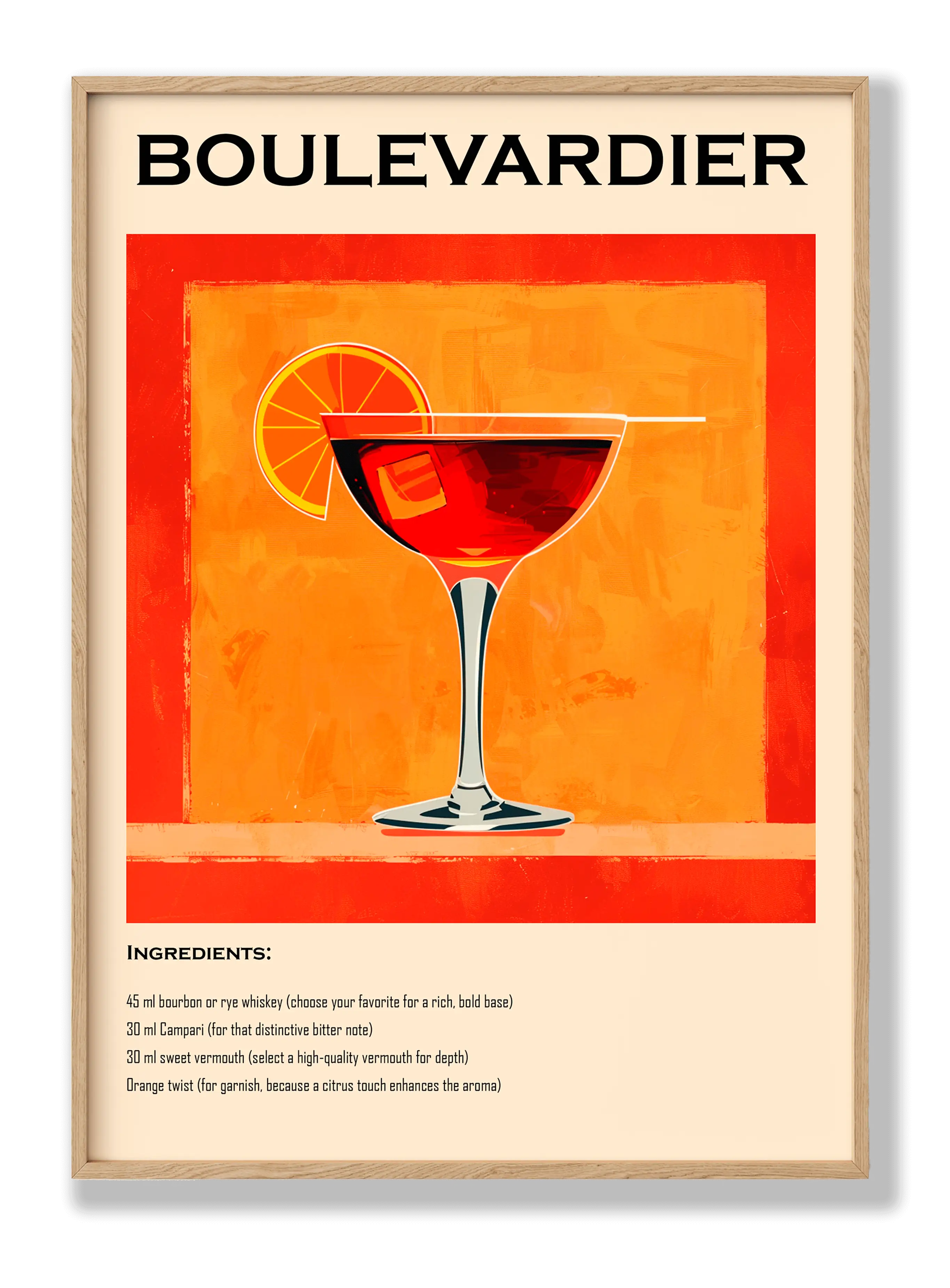 Boulevardier Plakat