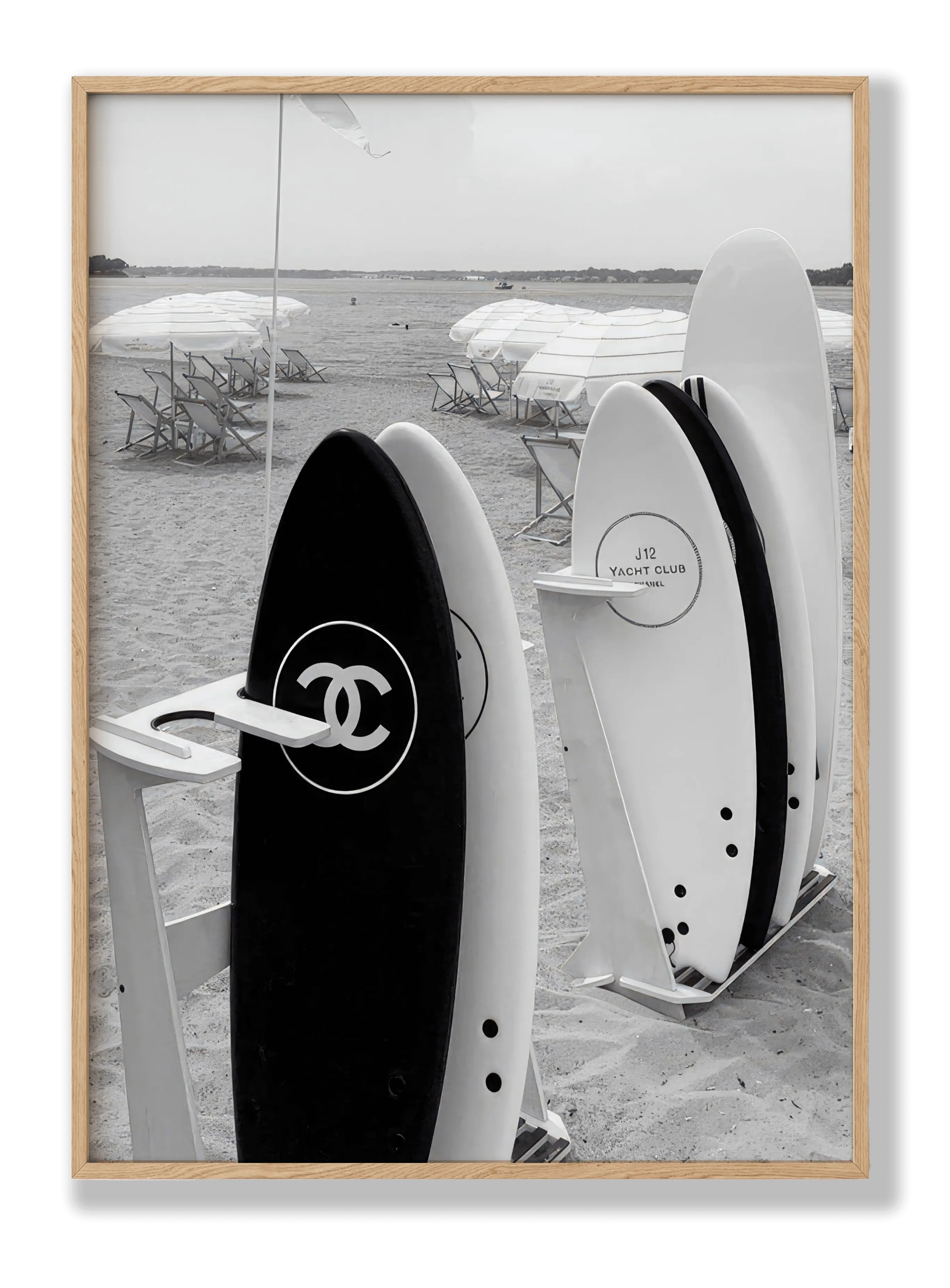 Chanel Surfbretter Poster