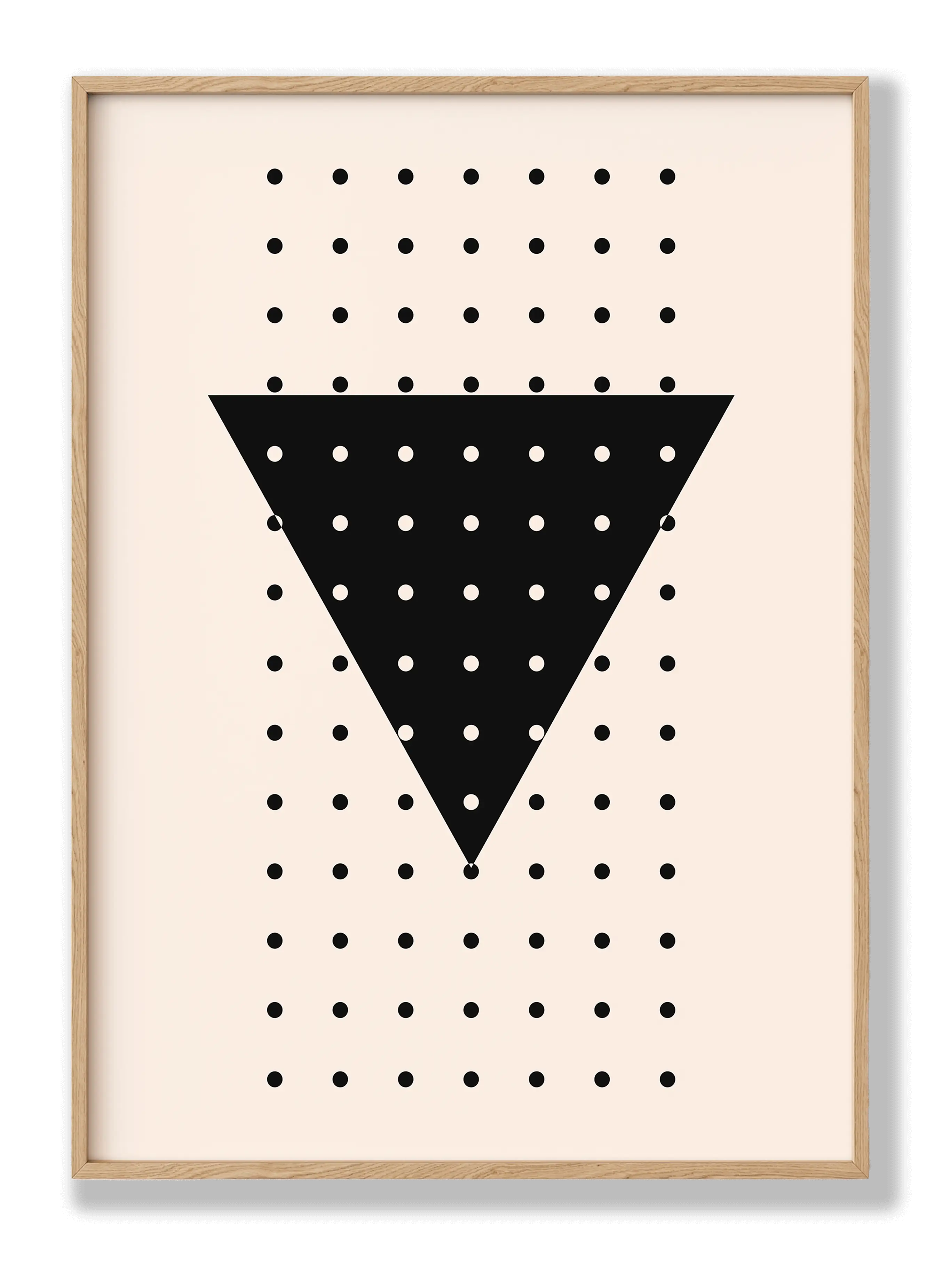 Dreieck-Kunstposter