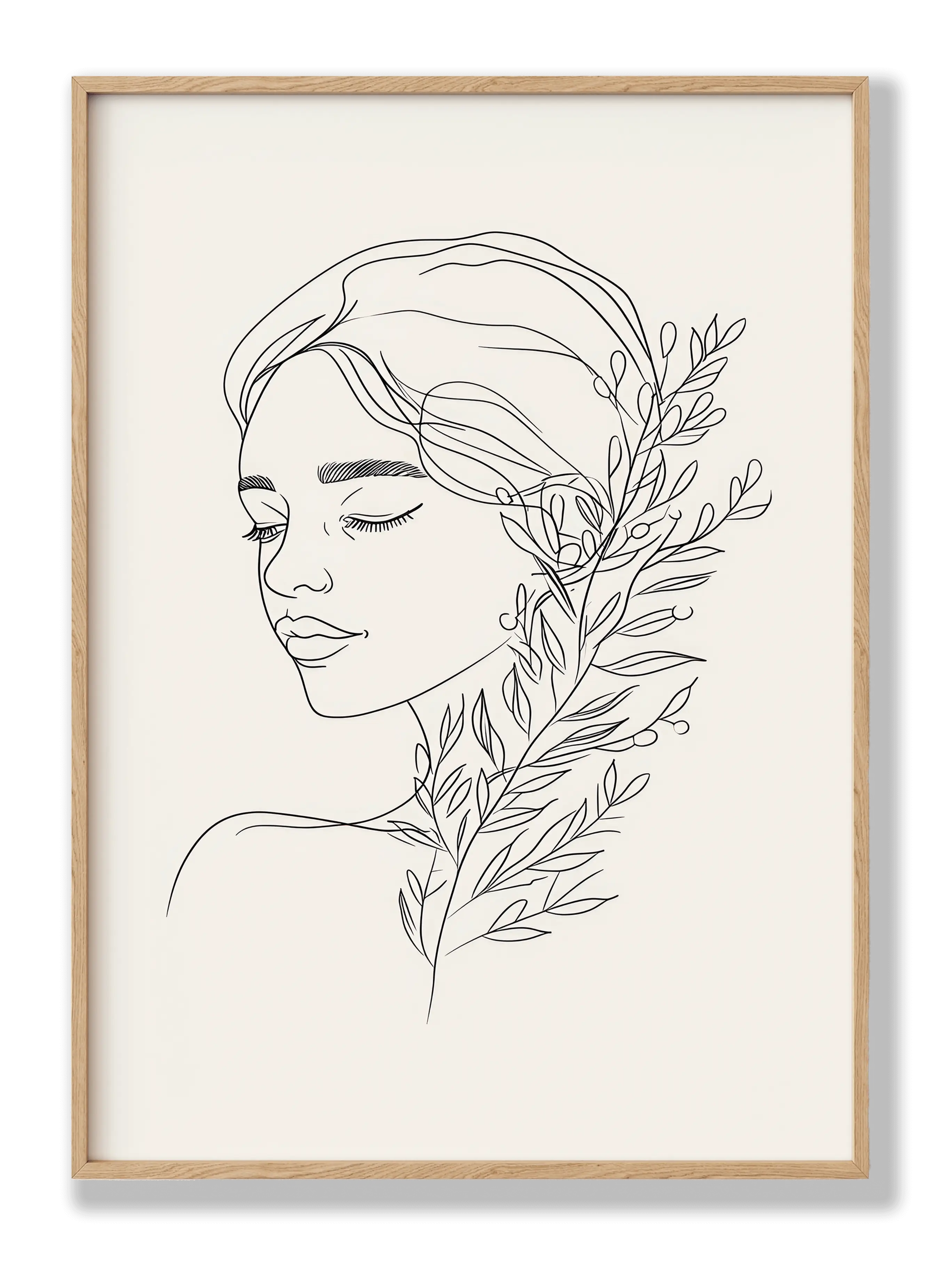 Blumenmädchen-Poster