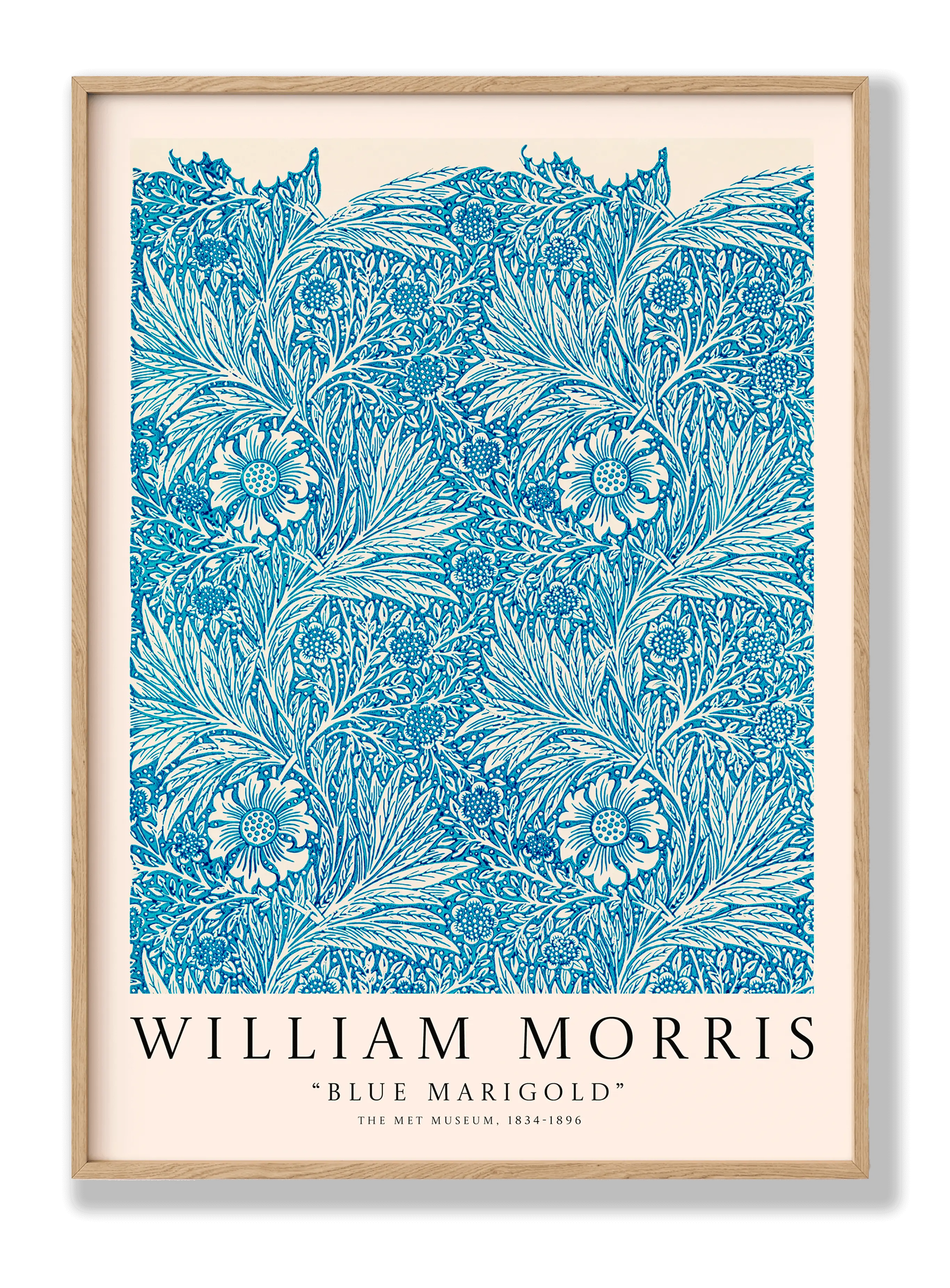William Morris - Blaue Ringelblume Poster