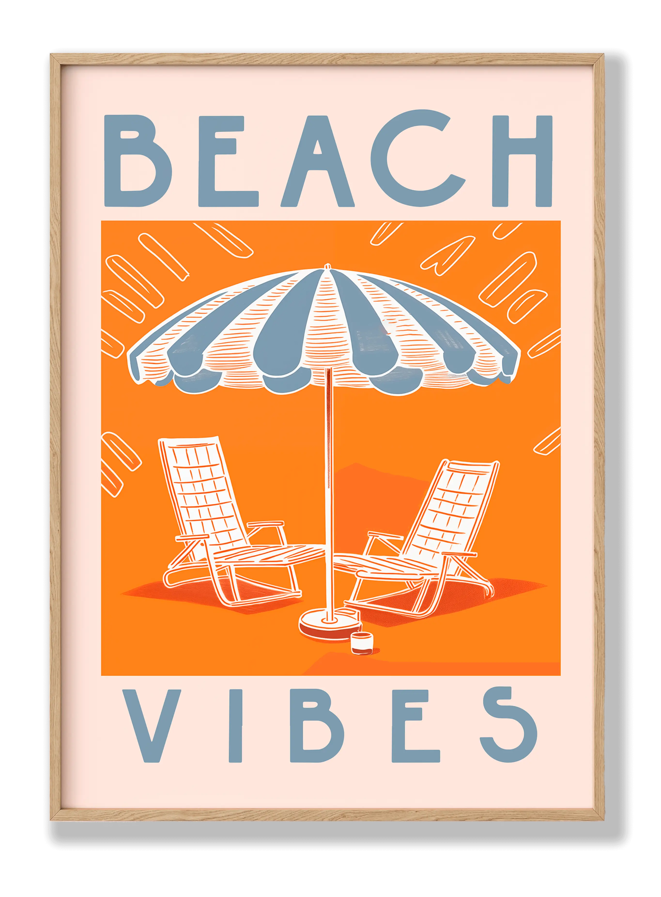 Beach Vibes Plakat