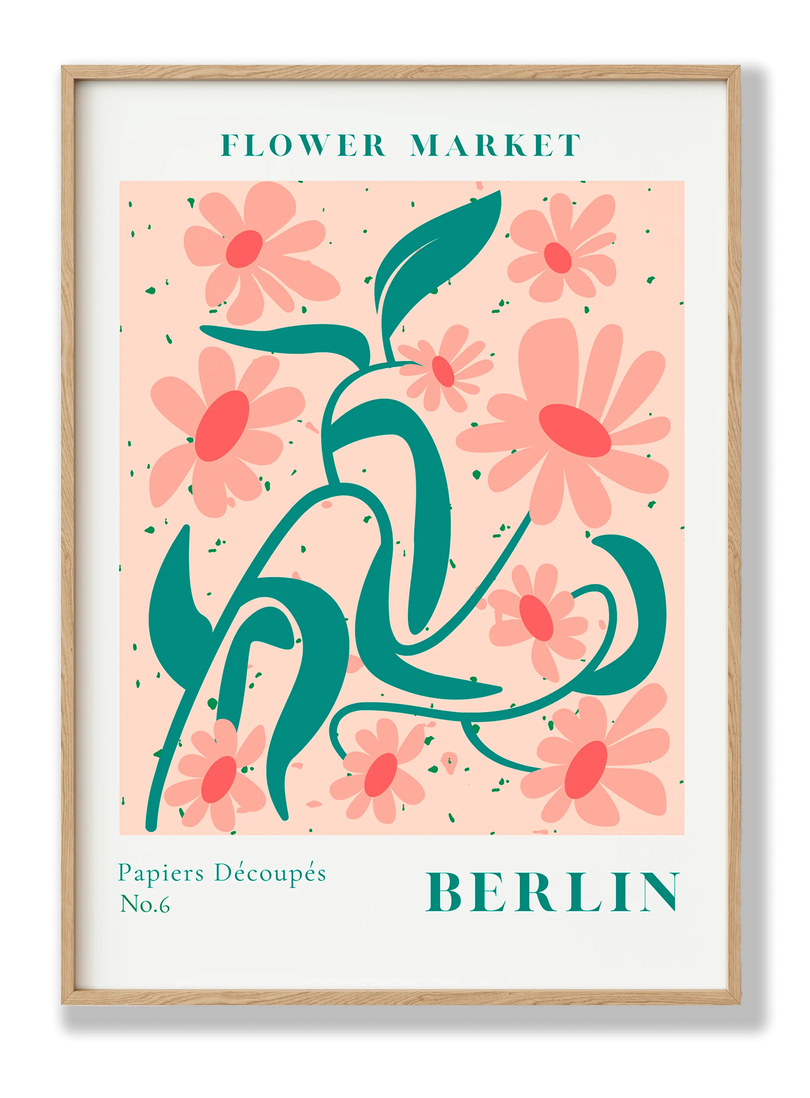 Blumenmarkt Berlin Poster