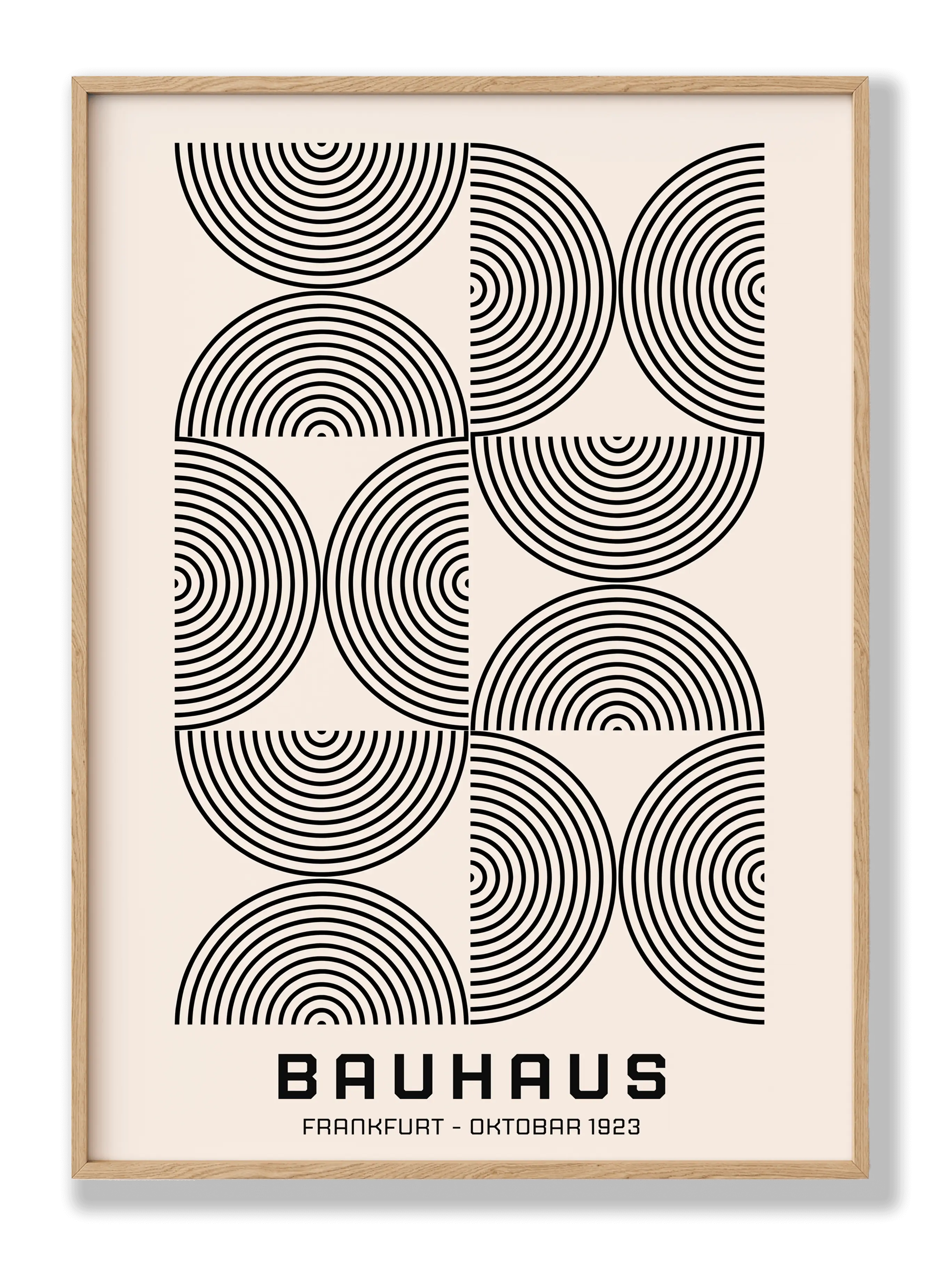 Bauhaus Circles Circles Plakat