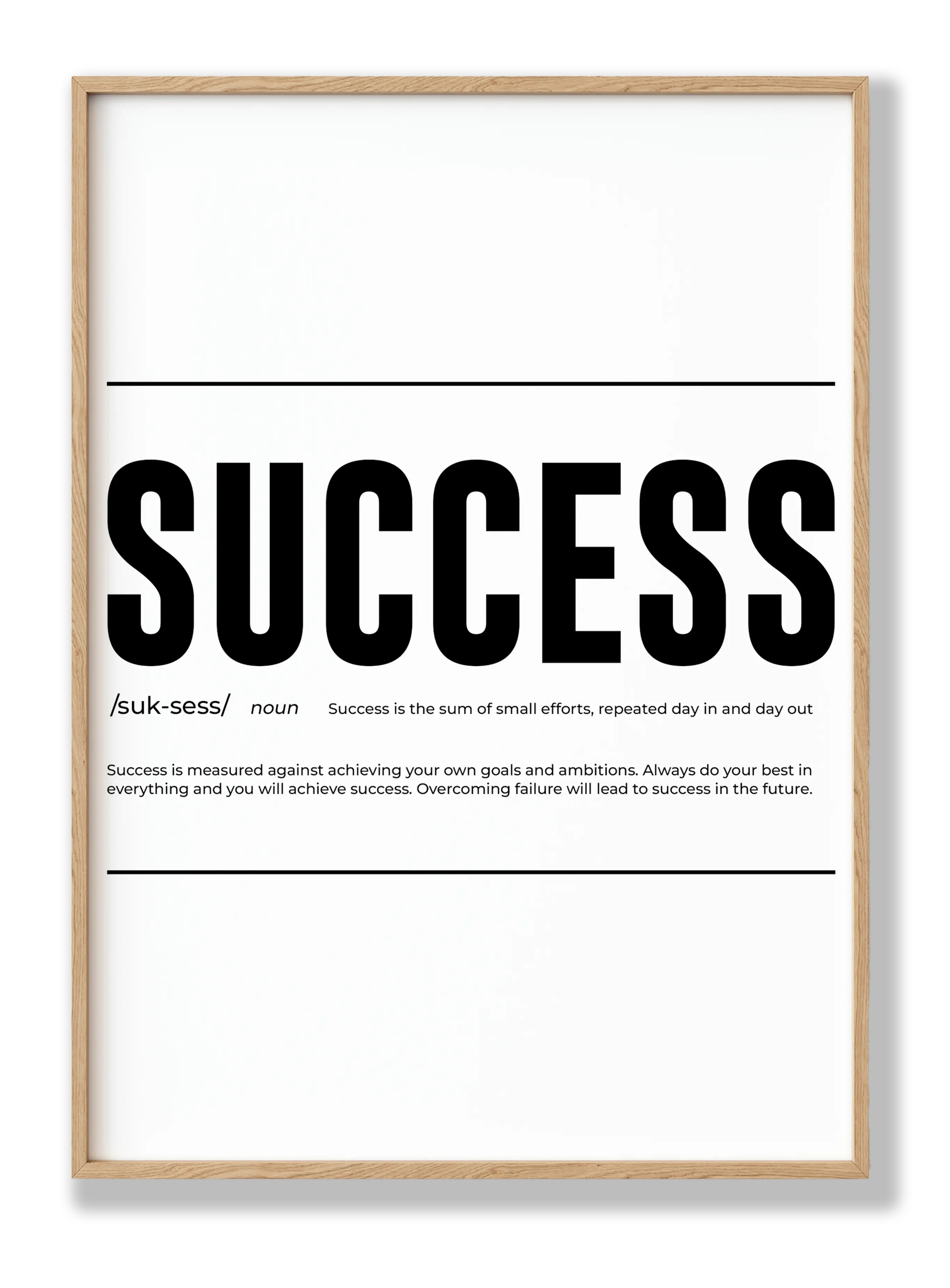 Success Plakat