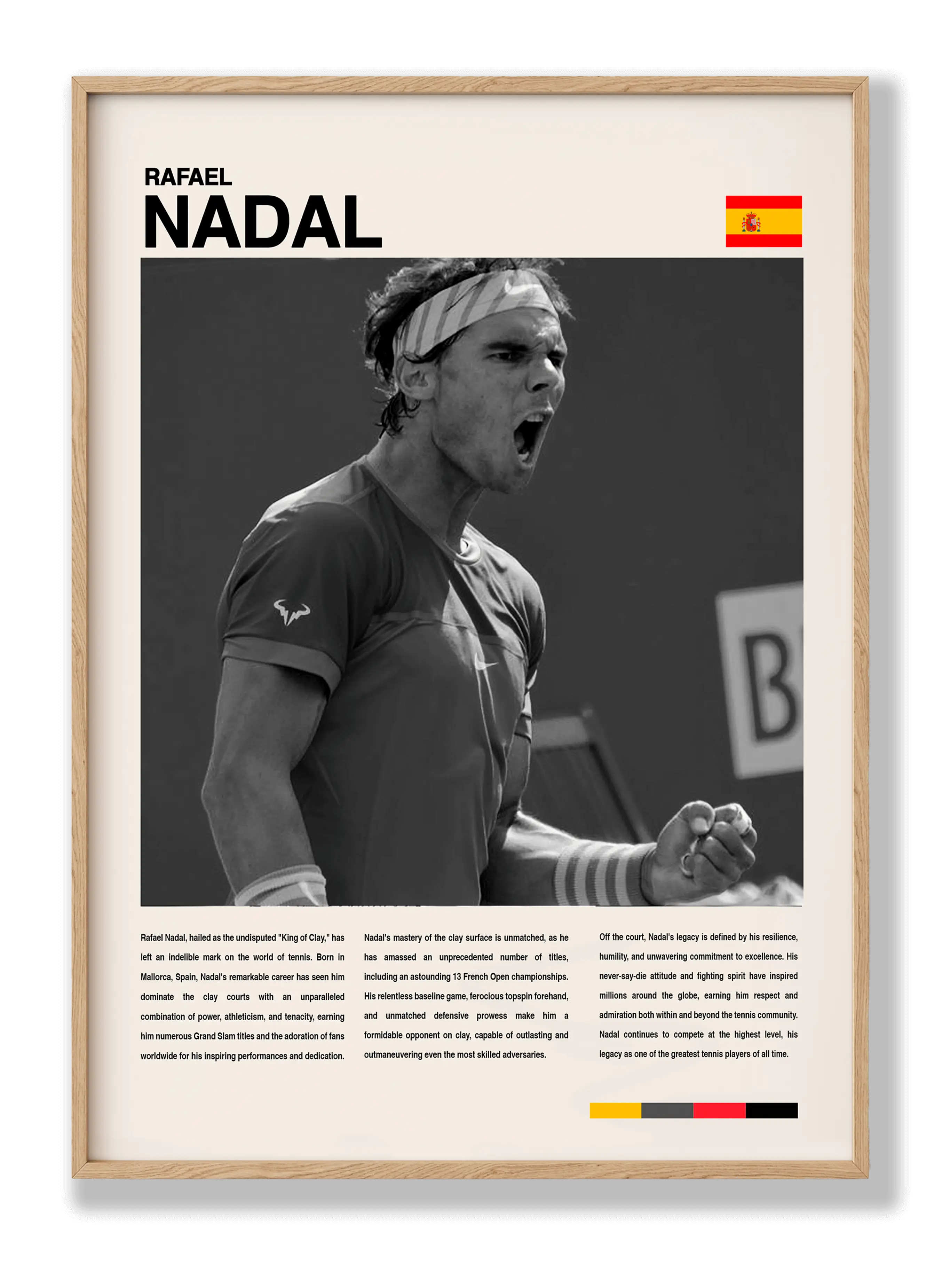 Rafael Nadal Plakat