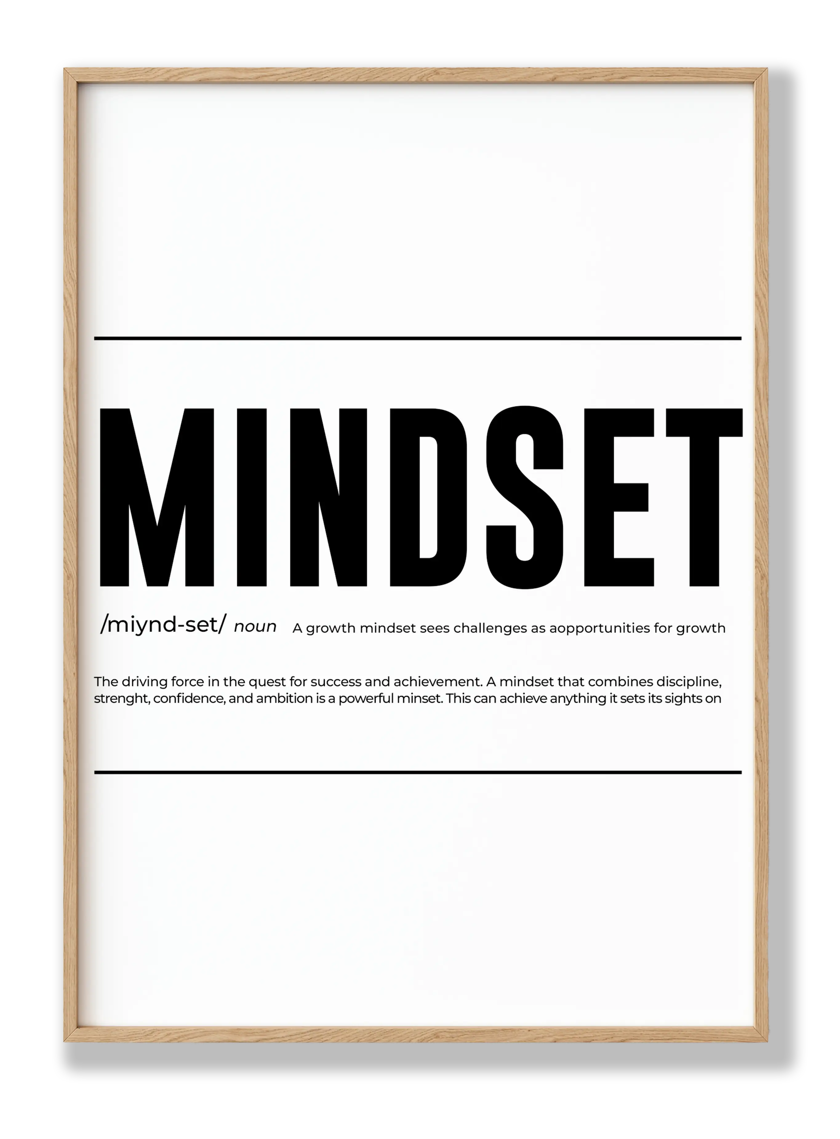 Mindset Plakat