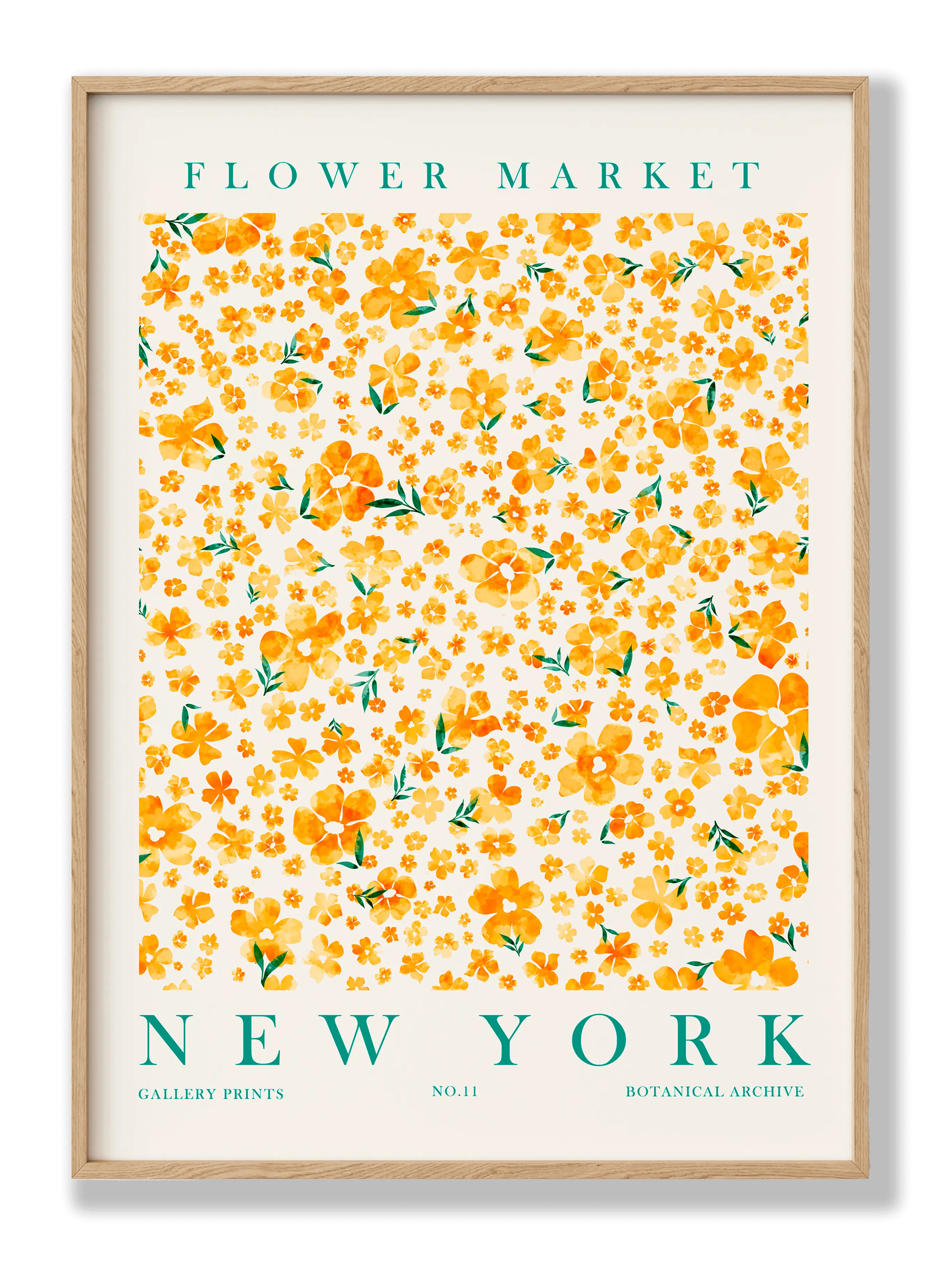 Blumenmarkt New York Poster