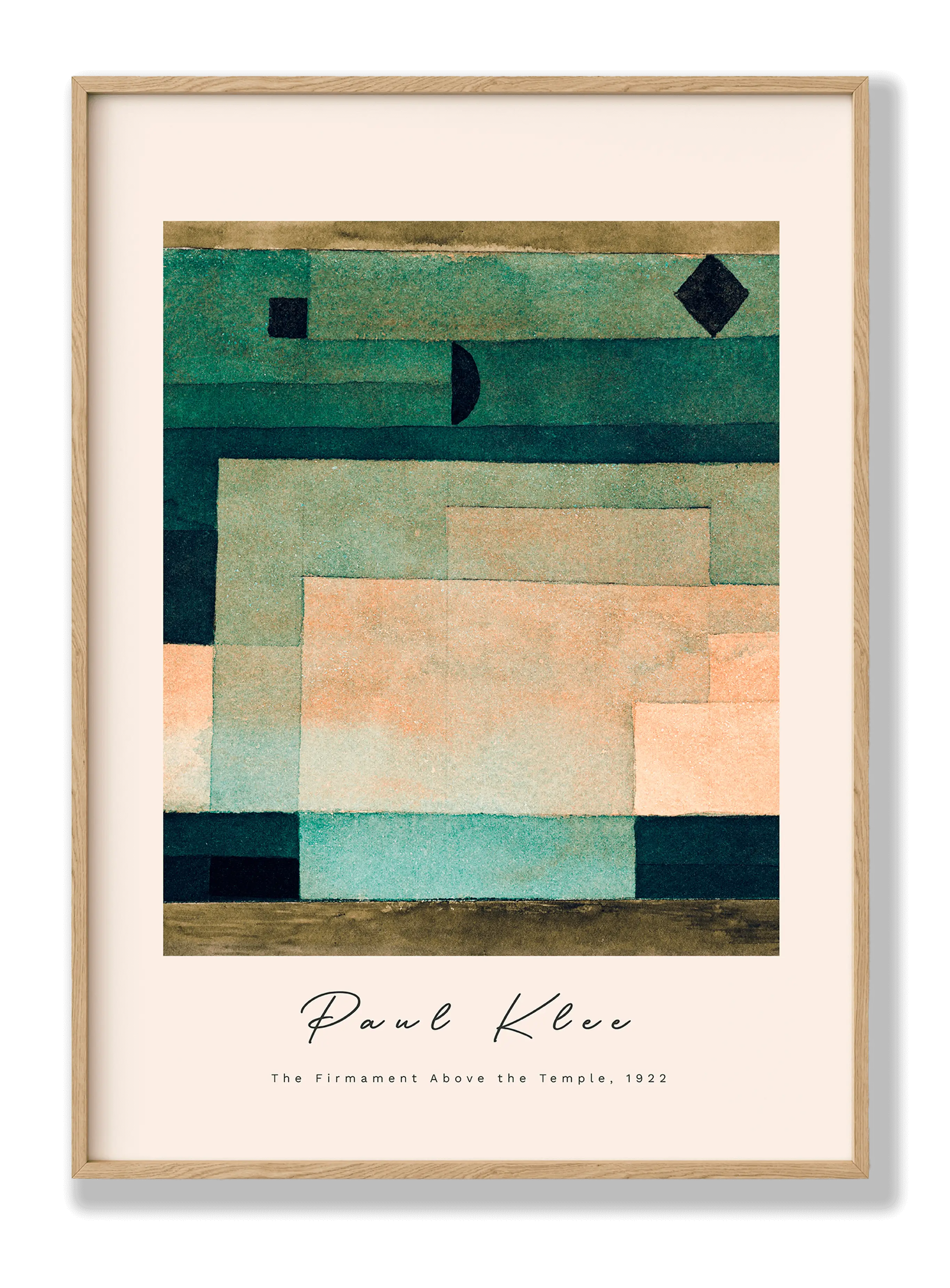 Paul Klee - The Firmament Above The Temple Plakat