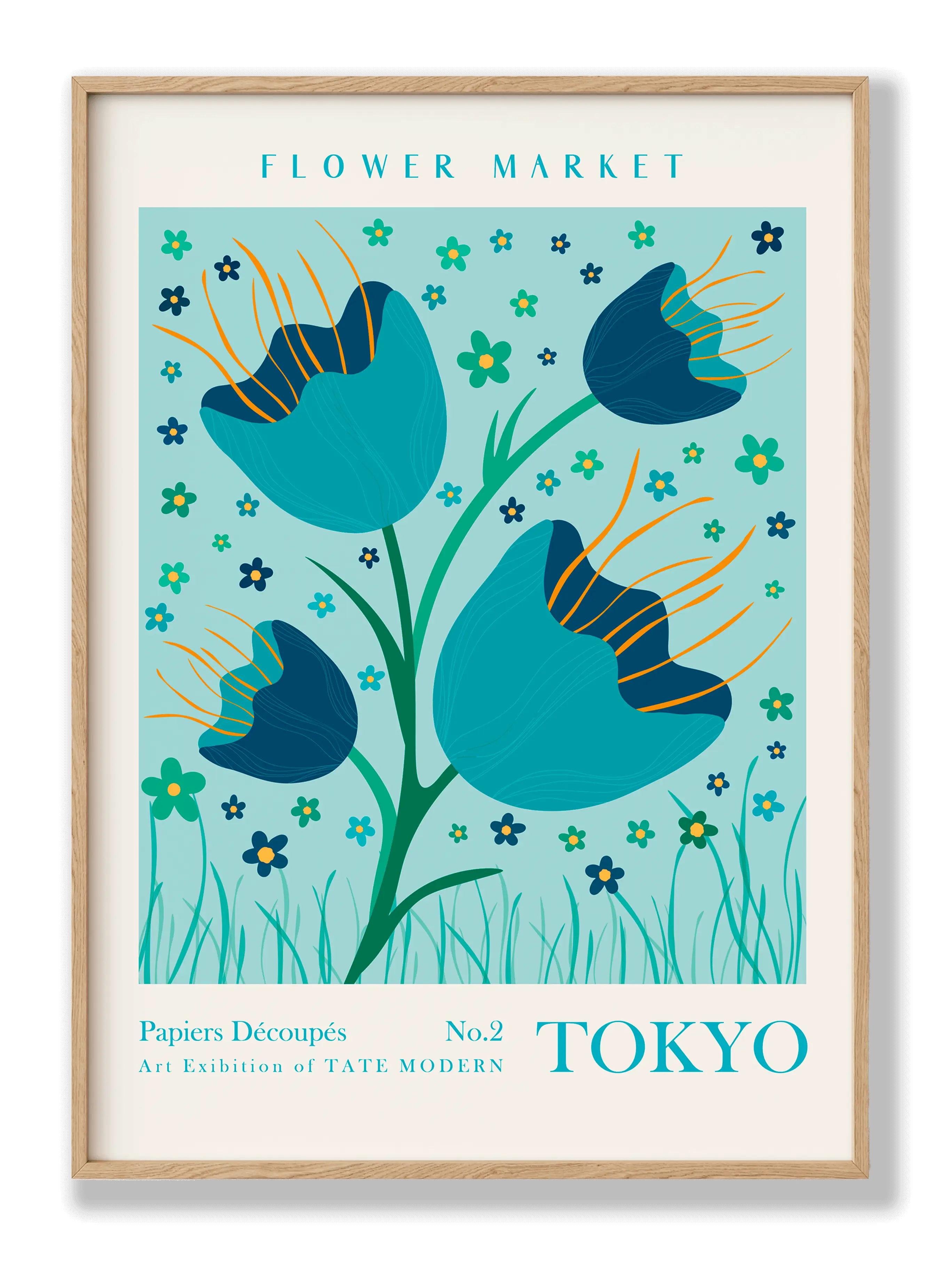 Flower Market Tokyo Plakat