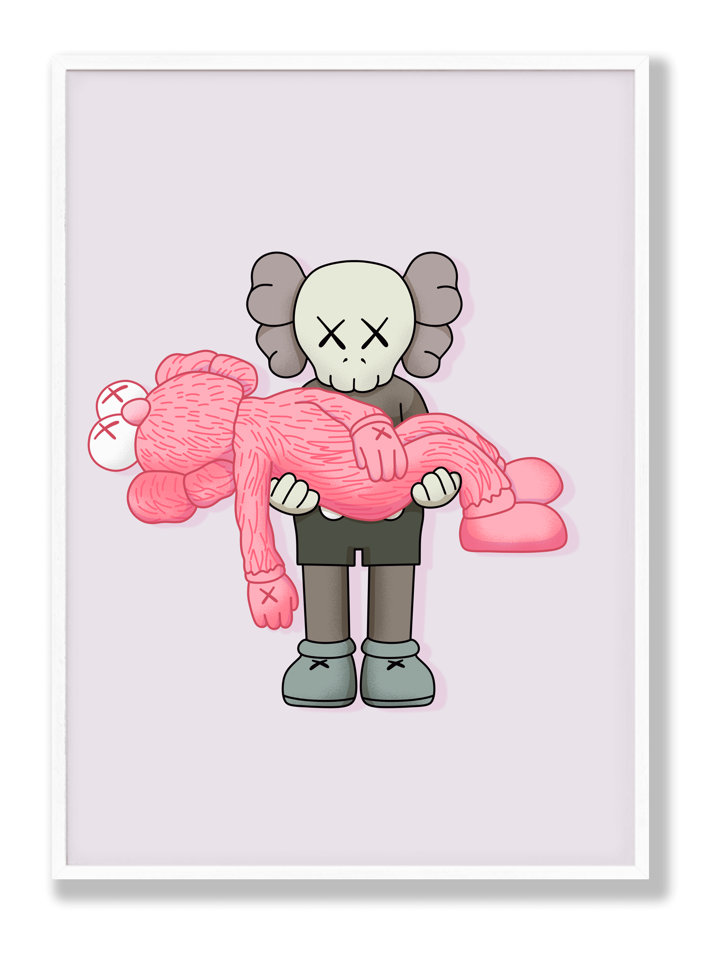 Ruhe in Kaws Poster