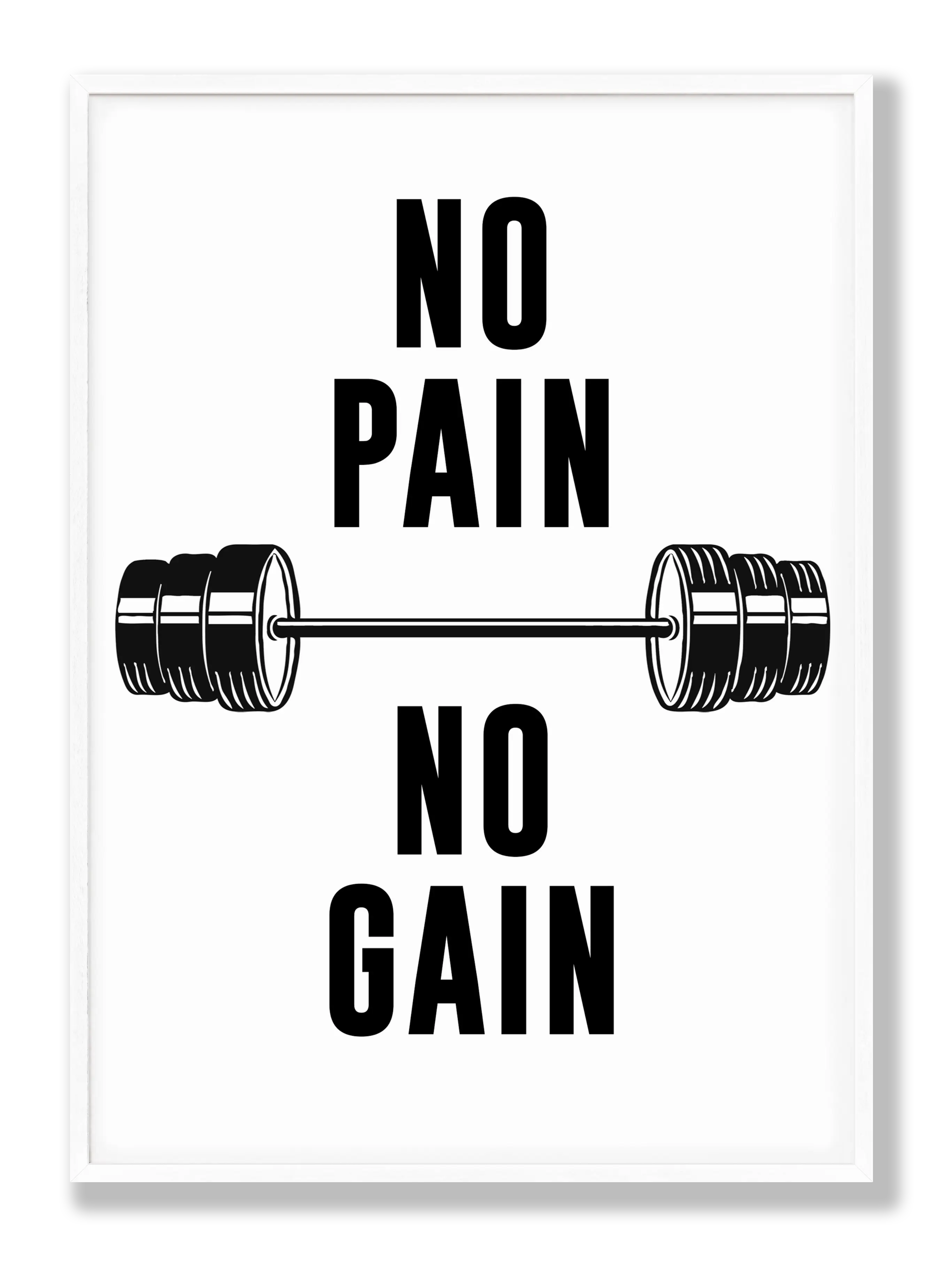 No Pain No Gain Plakat