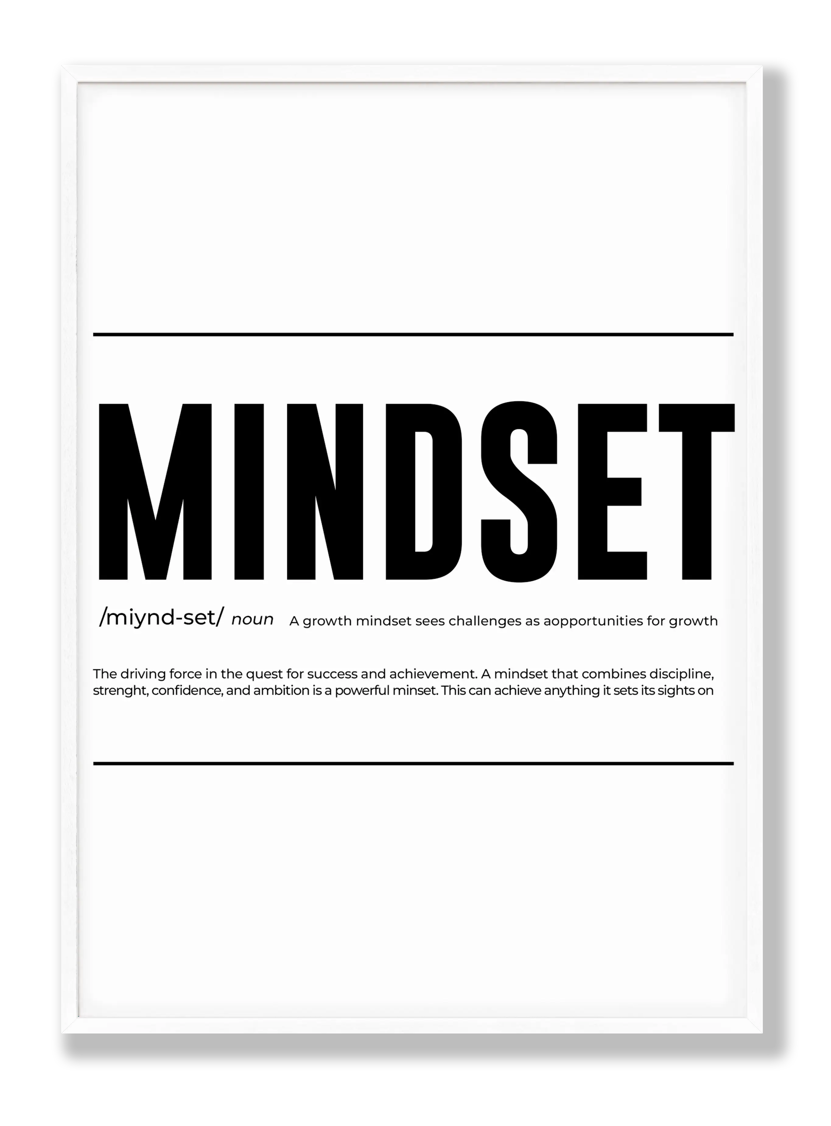 Mindset Plakat