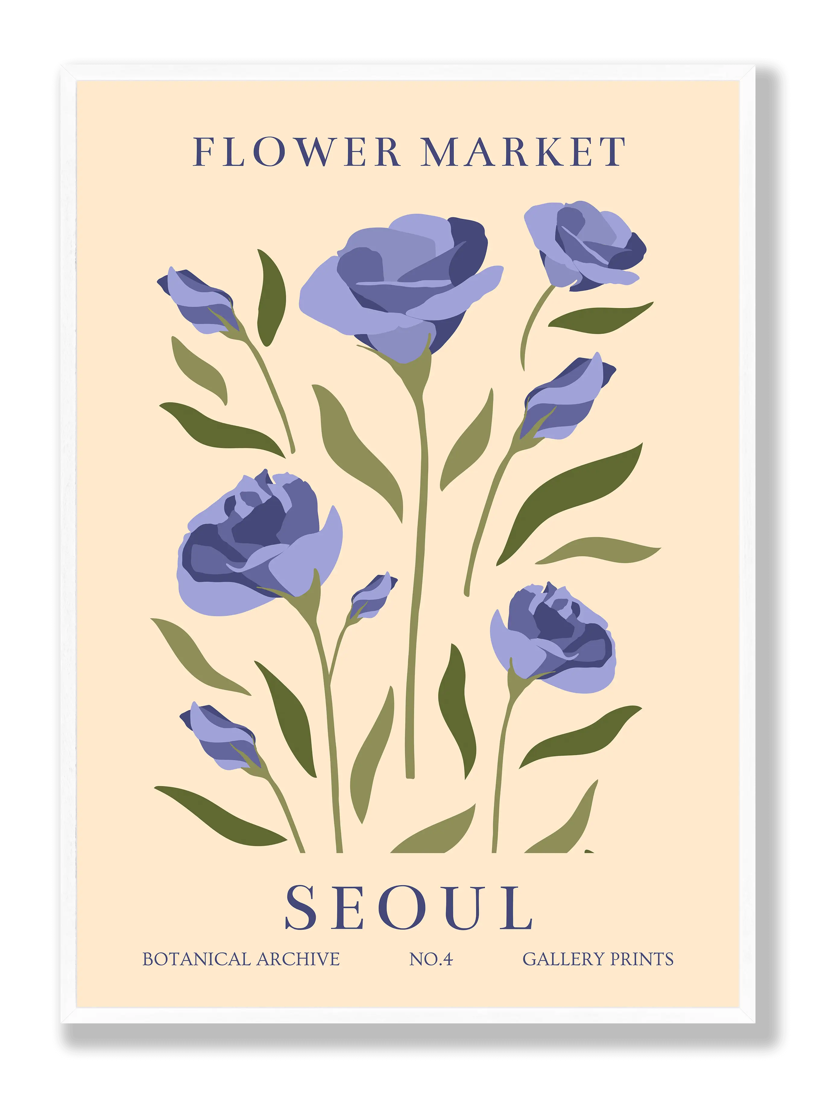 Flower Market Seoul Plakat