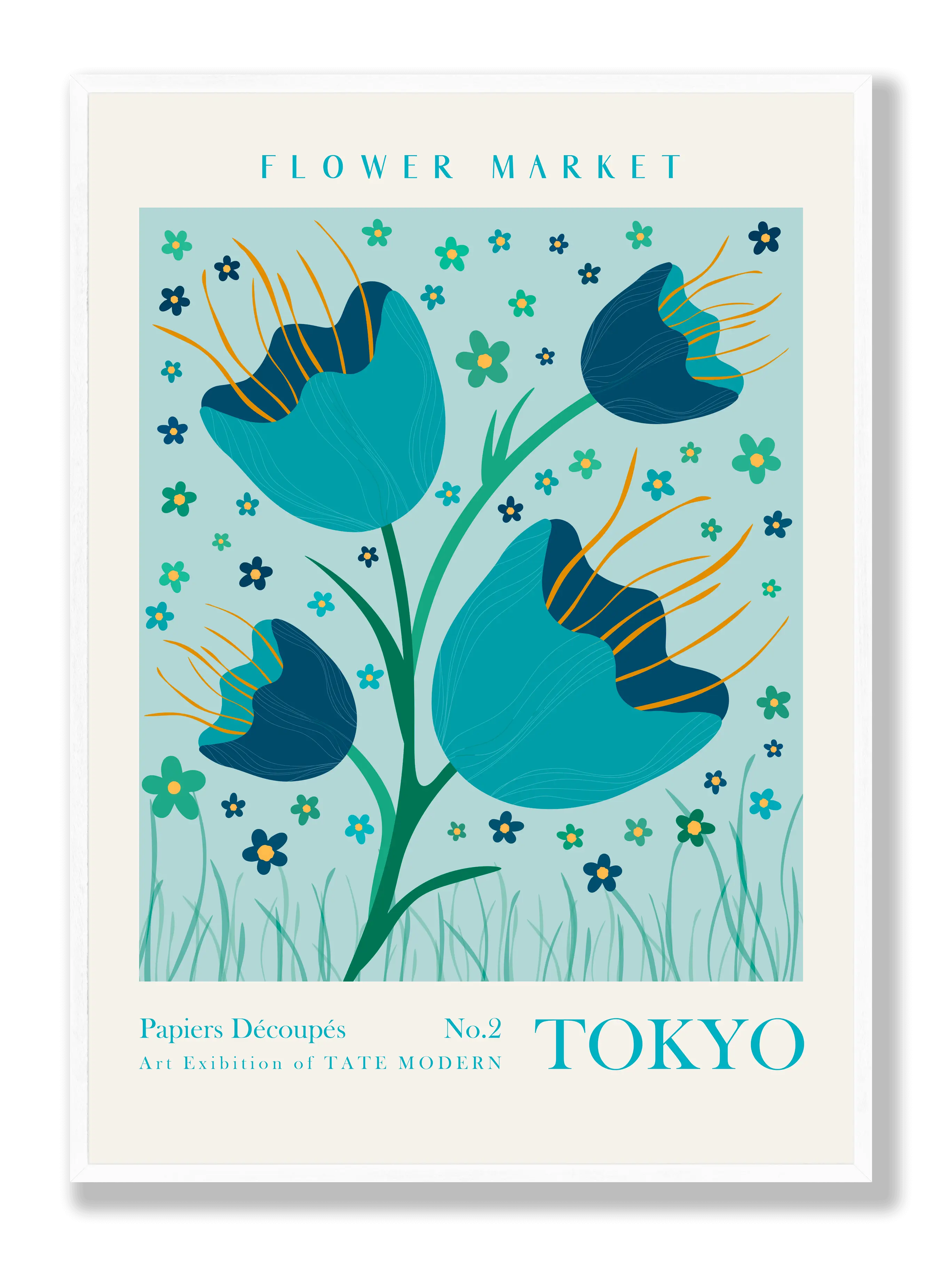 Flower Market Tokyo Plakat