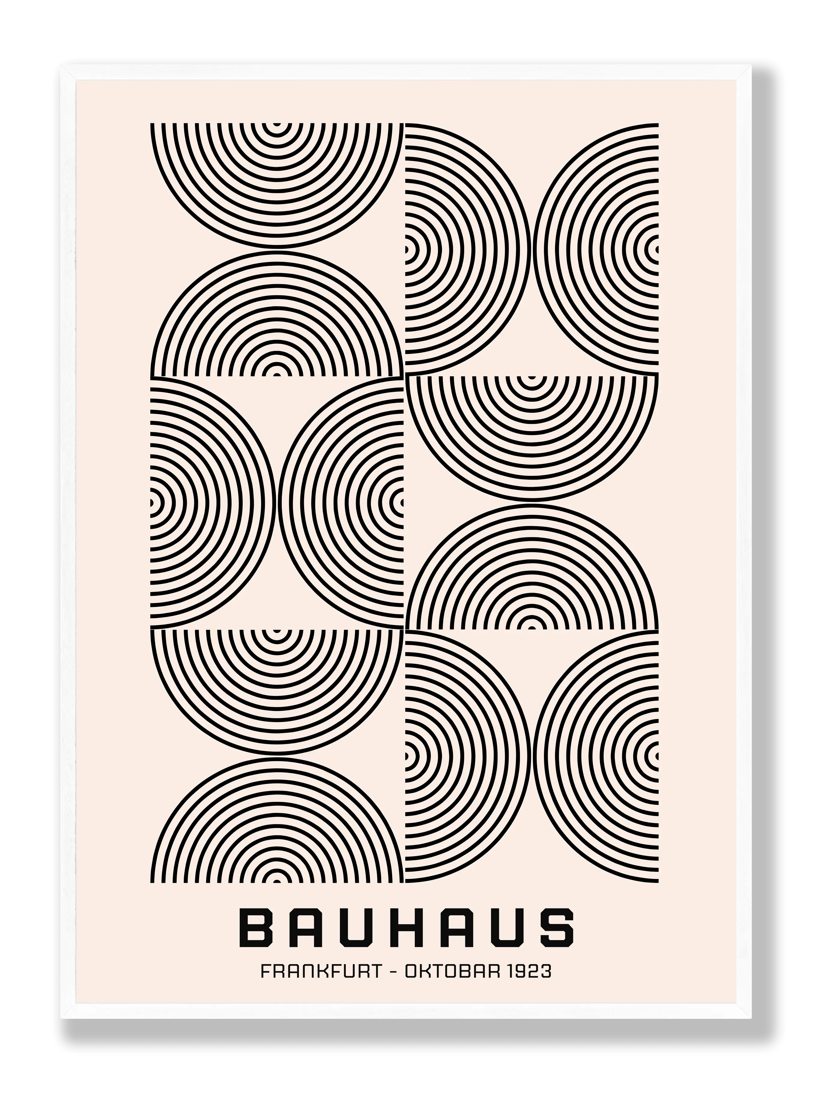 Bauhaus Circles Circles Plakat