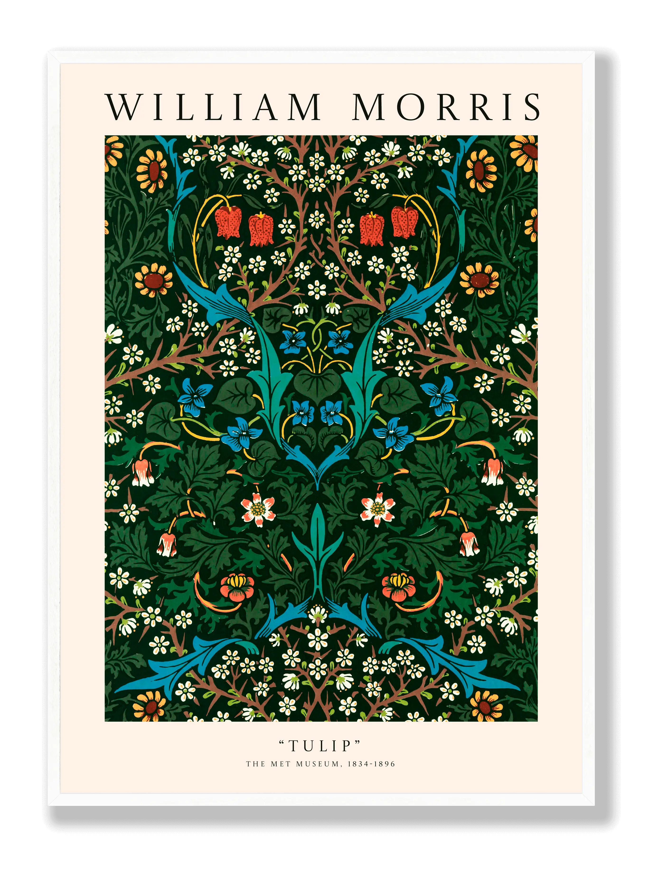 William Morris - Tulpen-Poster