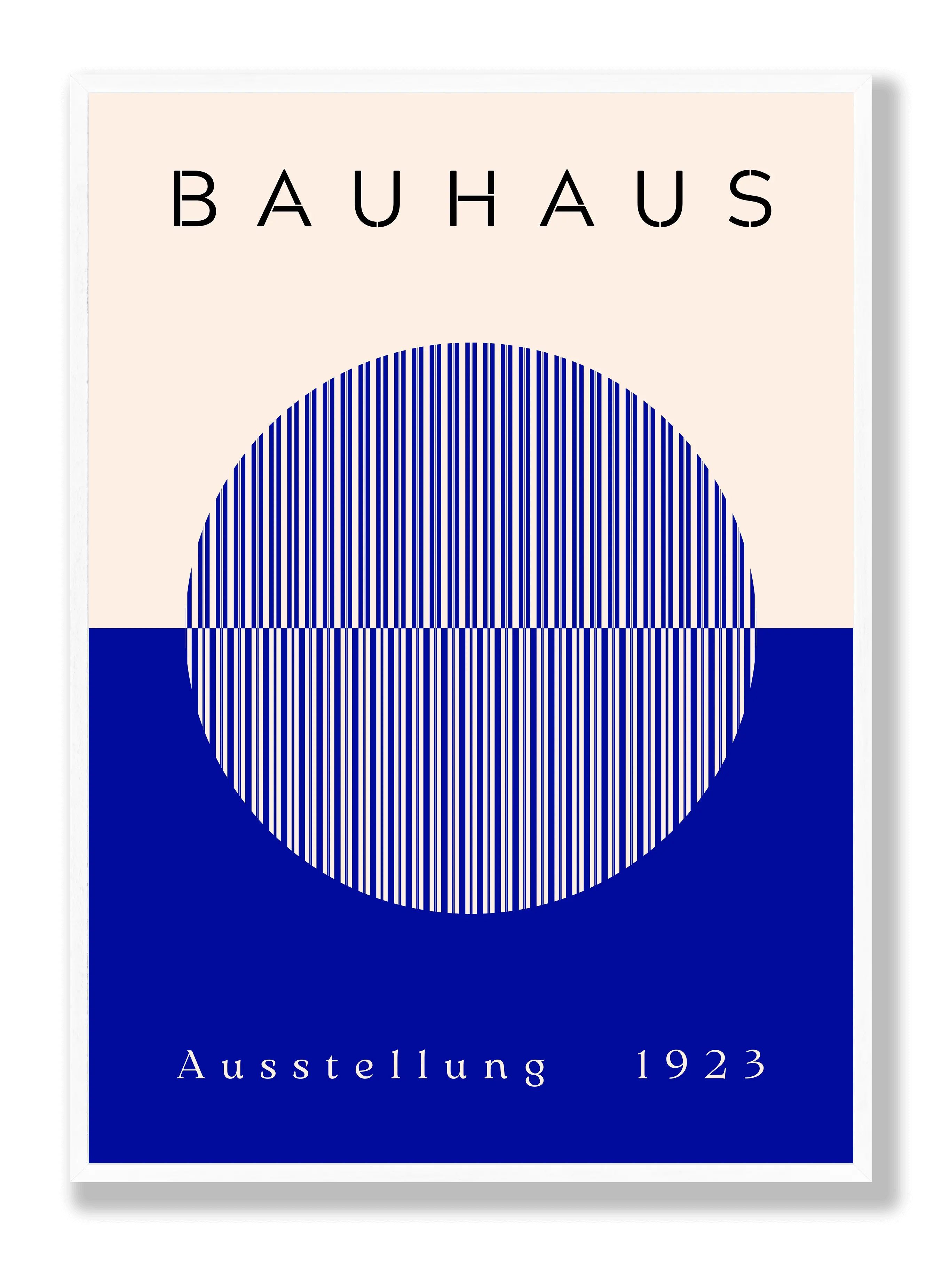 Bauhaus Blaues Meer Poster