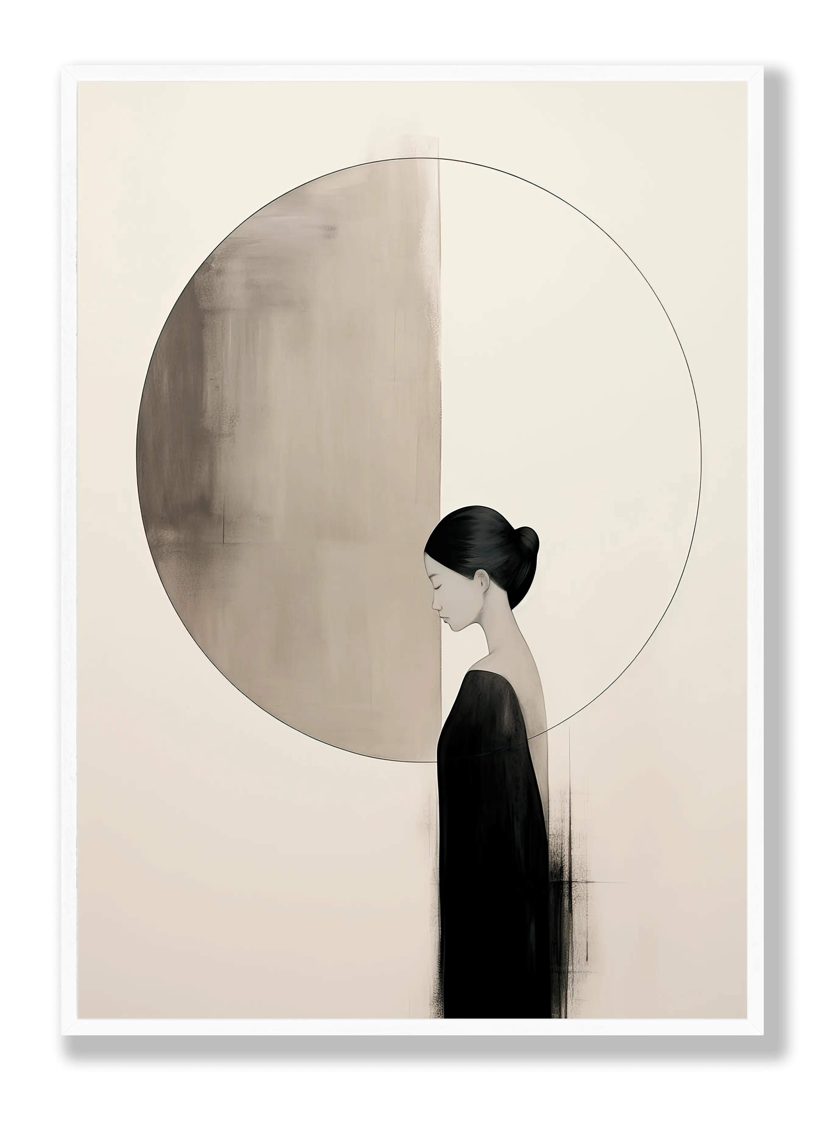 Japanese Half Moon Plakat