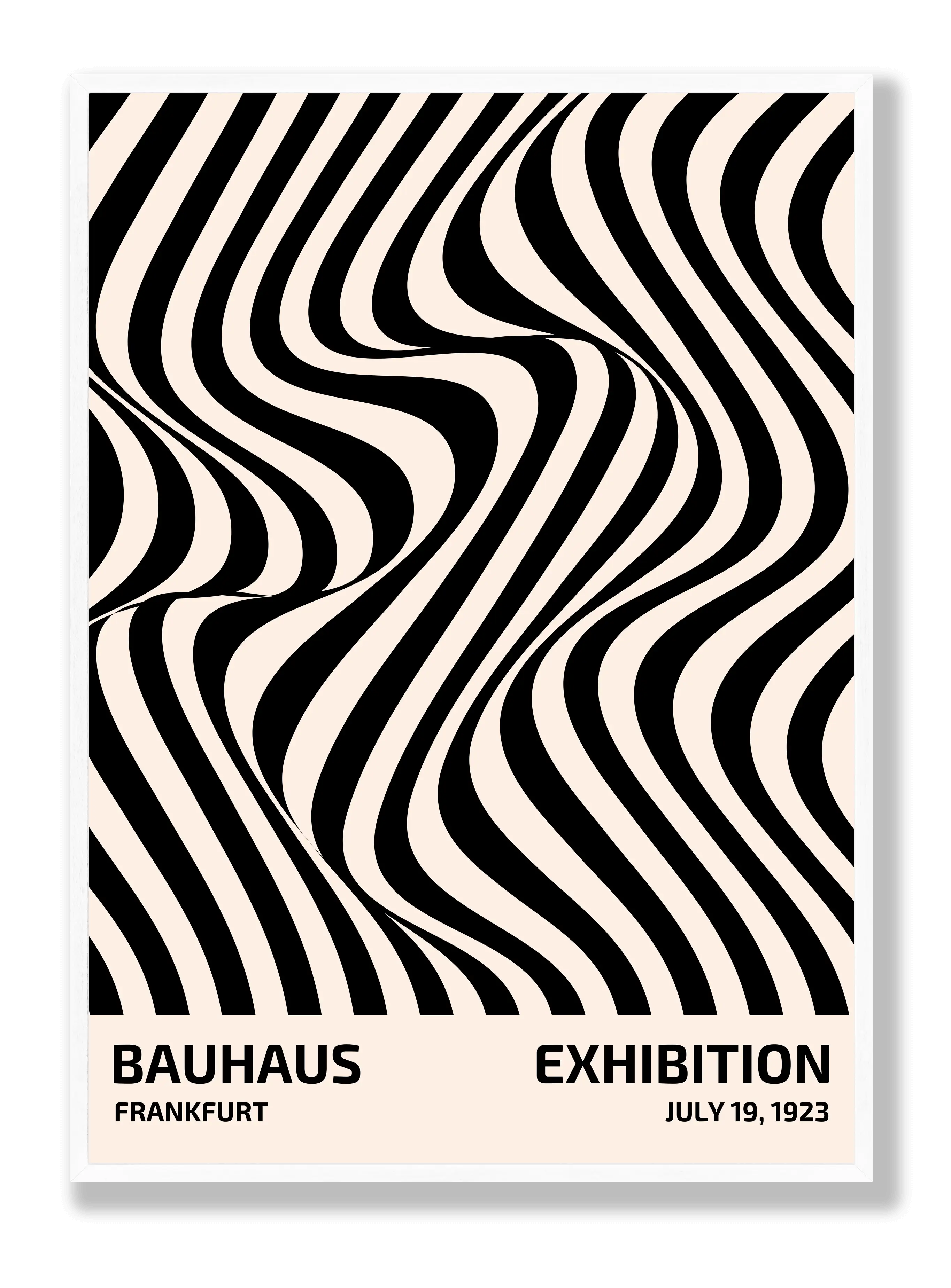 Bauhaus-Zebra-Poster