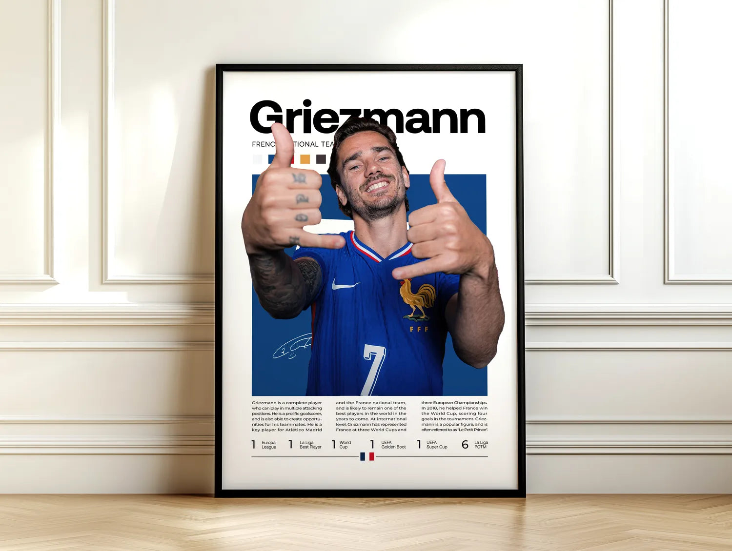 Griezmann No. 2 Plakat