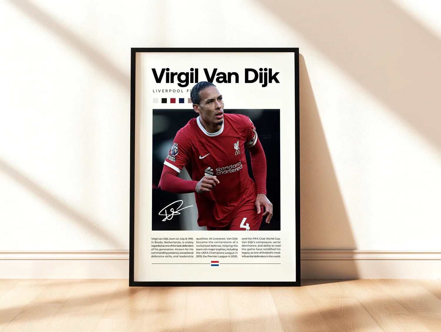 Virgil van Dijk Plakat