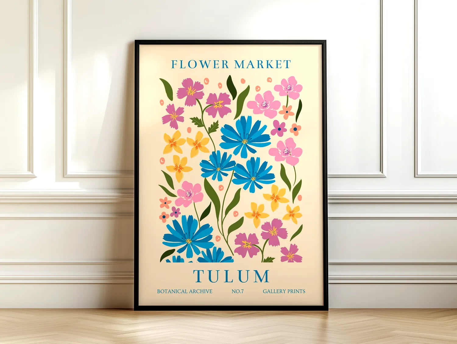 Flower Market Tulum Plakat