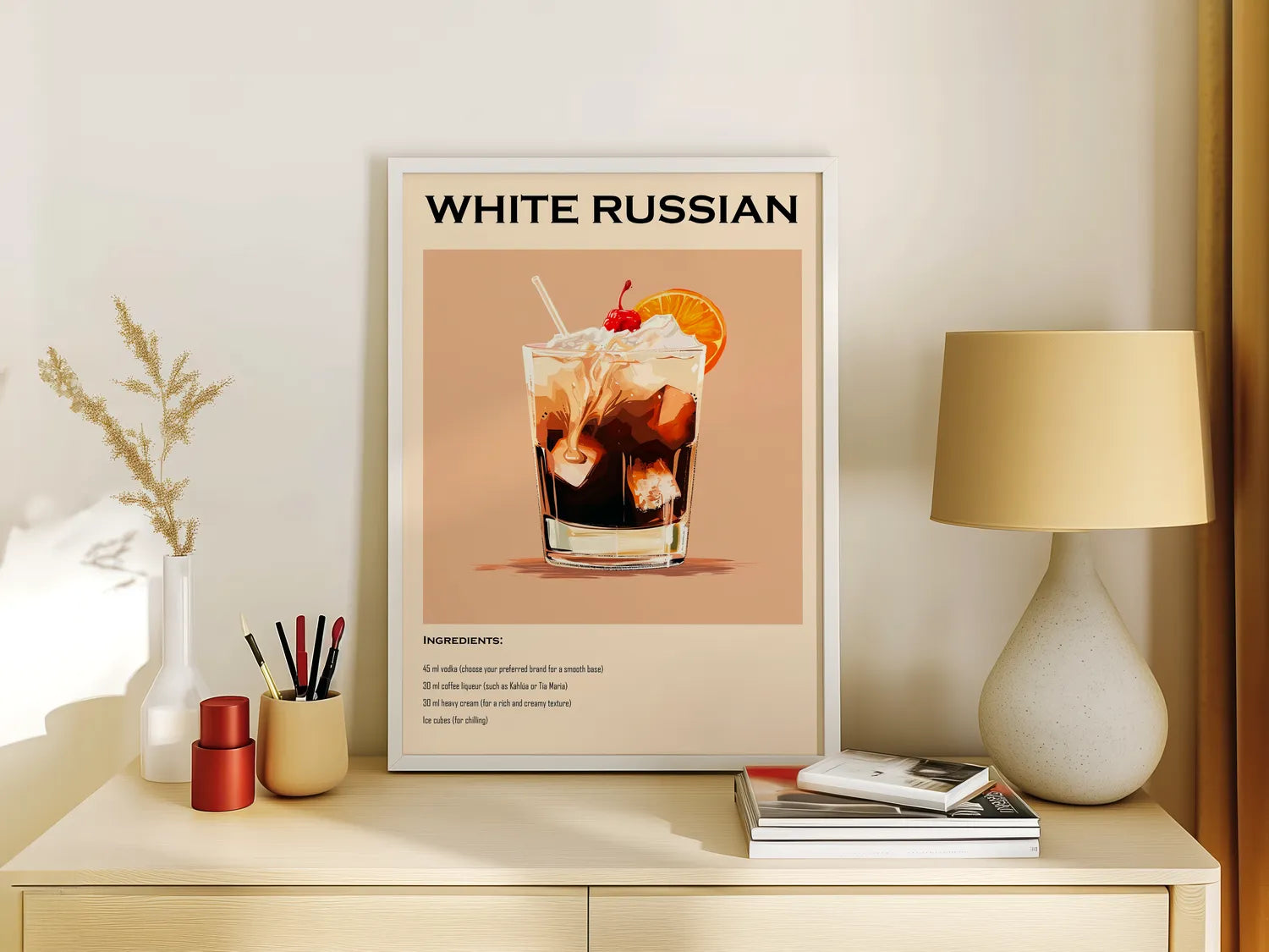 White Russian Plakat