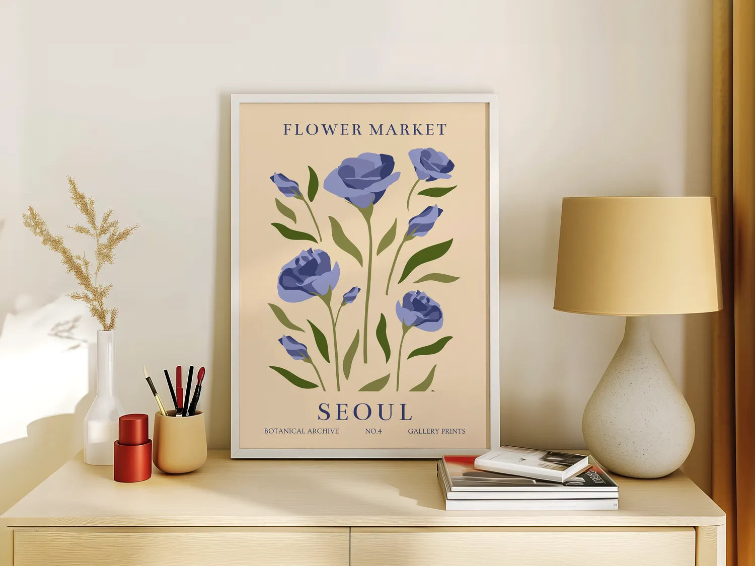 Flower Market Seoul Plakat