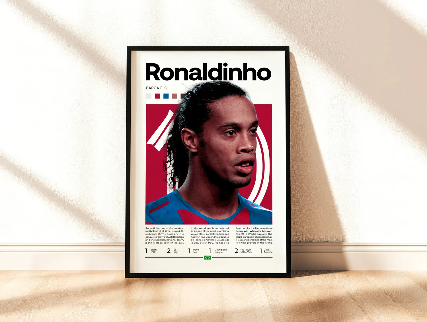 Ronaldinho No. 3 Plakat