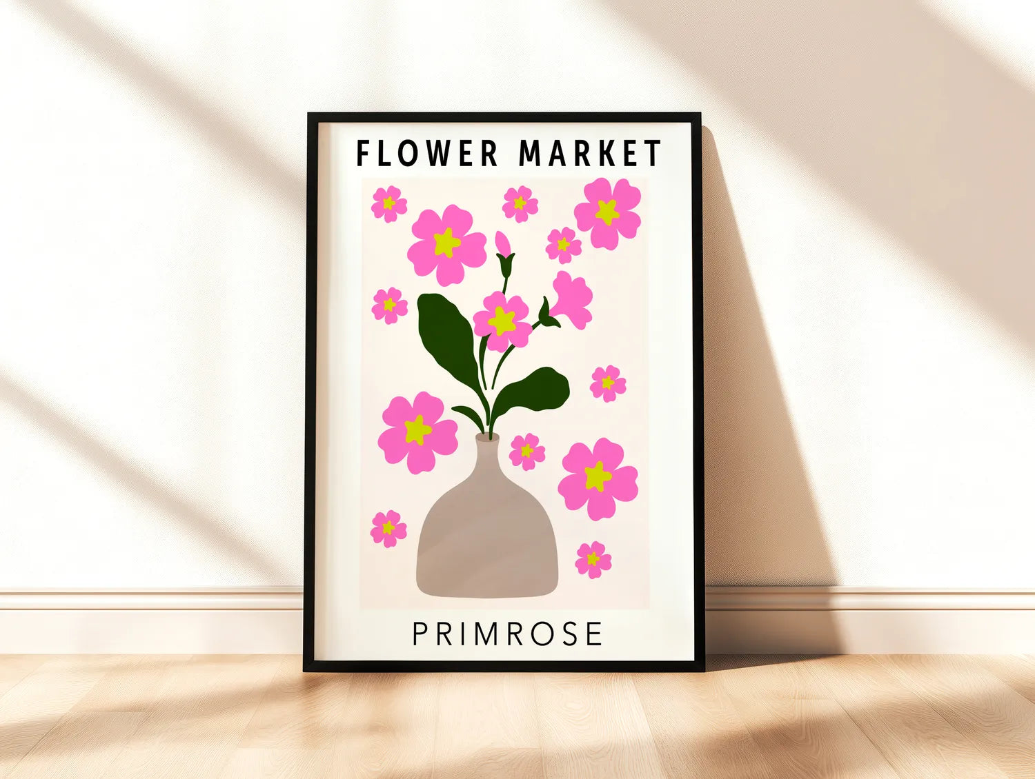 Flower Market Primrose Plakat