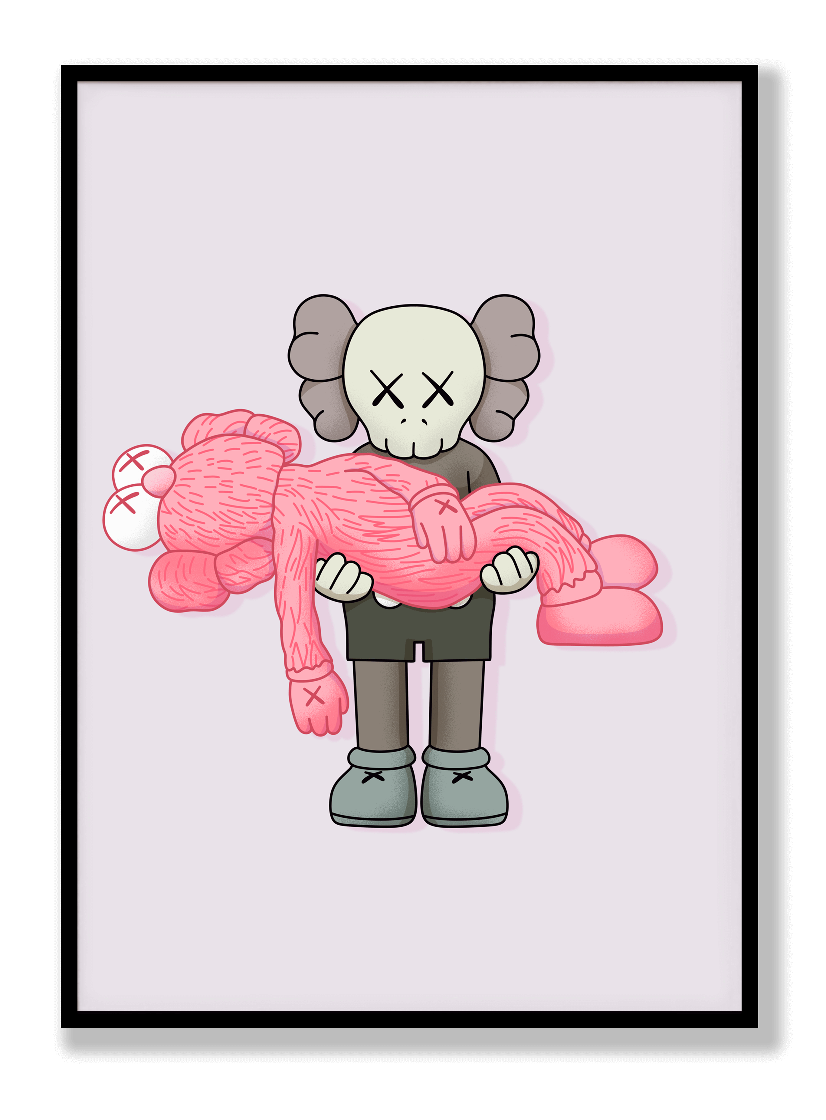 Ruhe in Kaws Poster