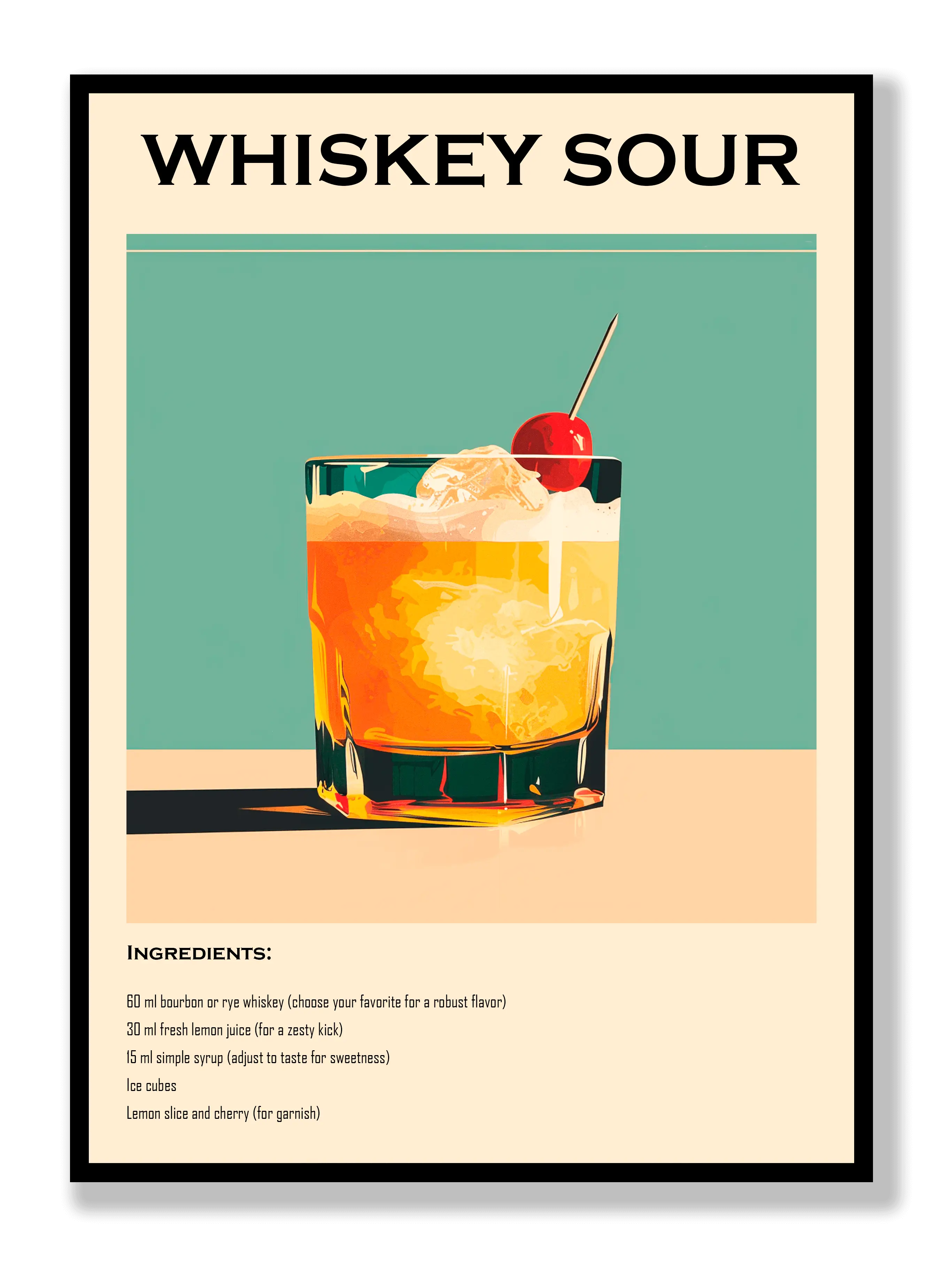 Whiskey Sour Poster