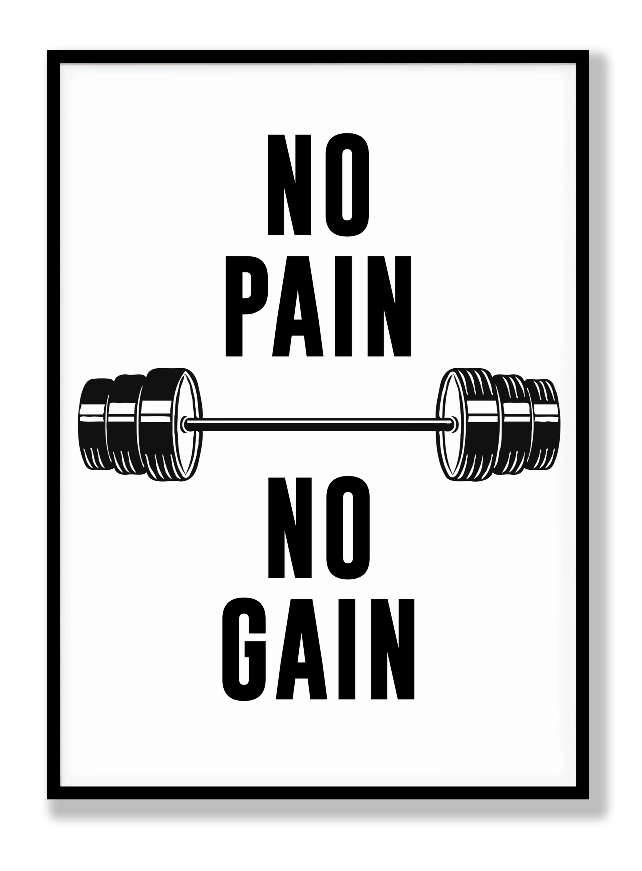 No Pain No Gain Plakat