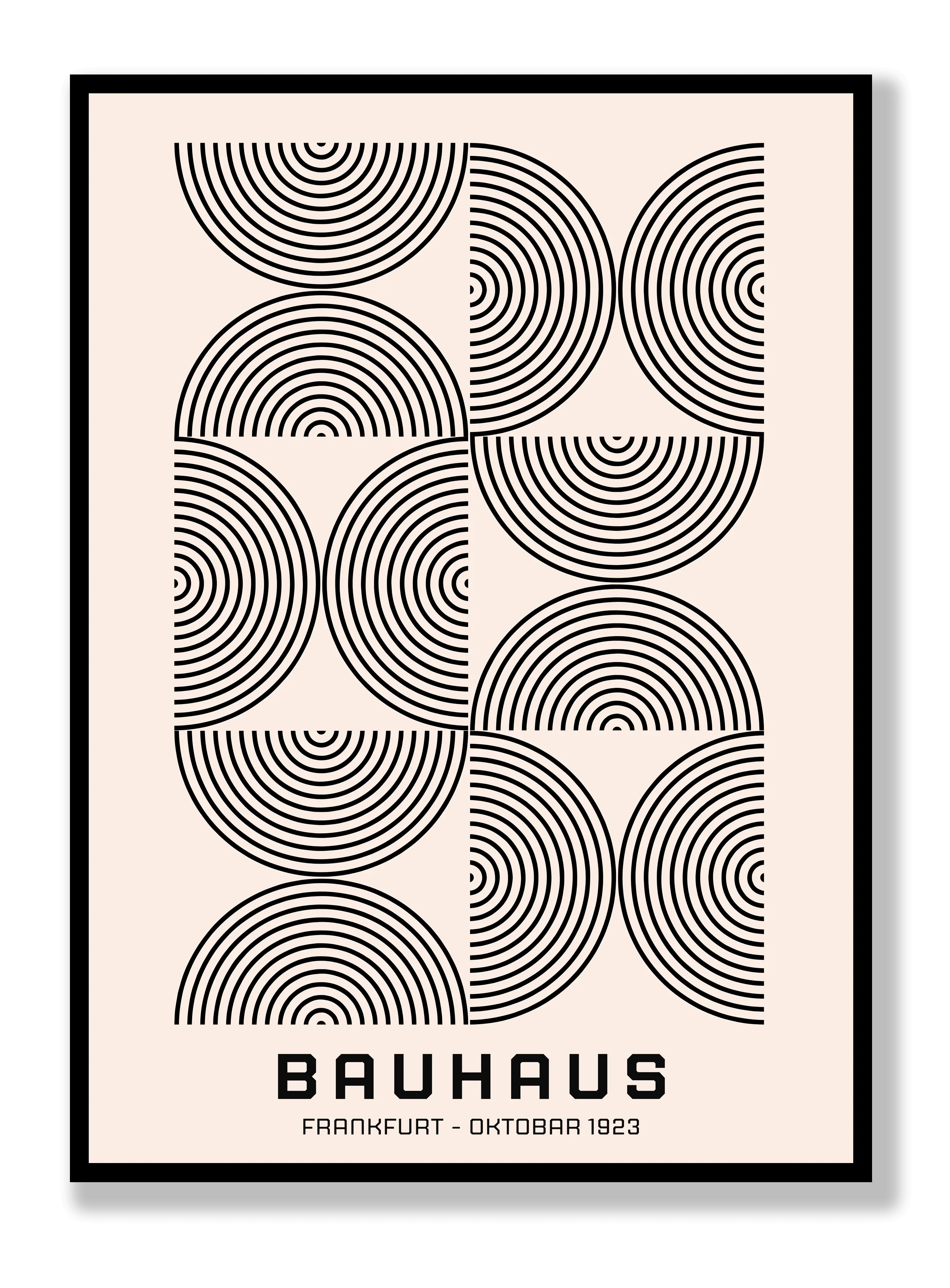 Bauhaus Circles Circles Plakat