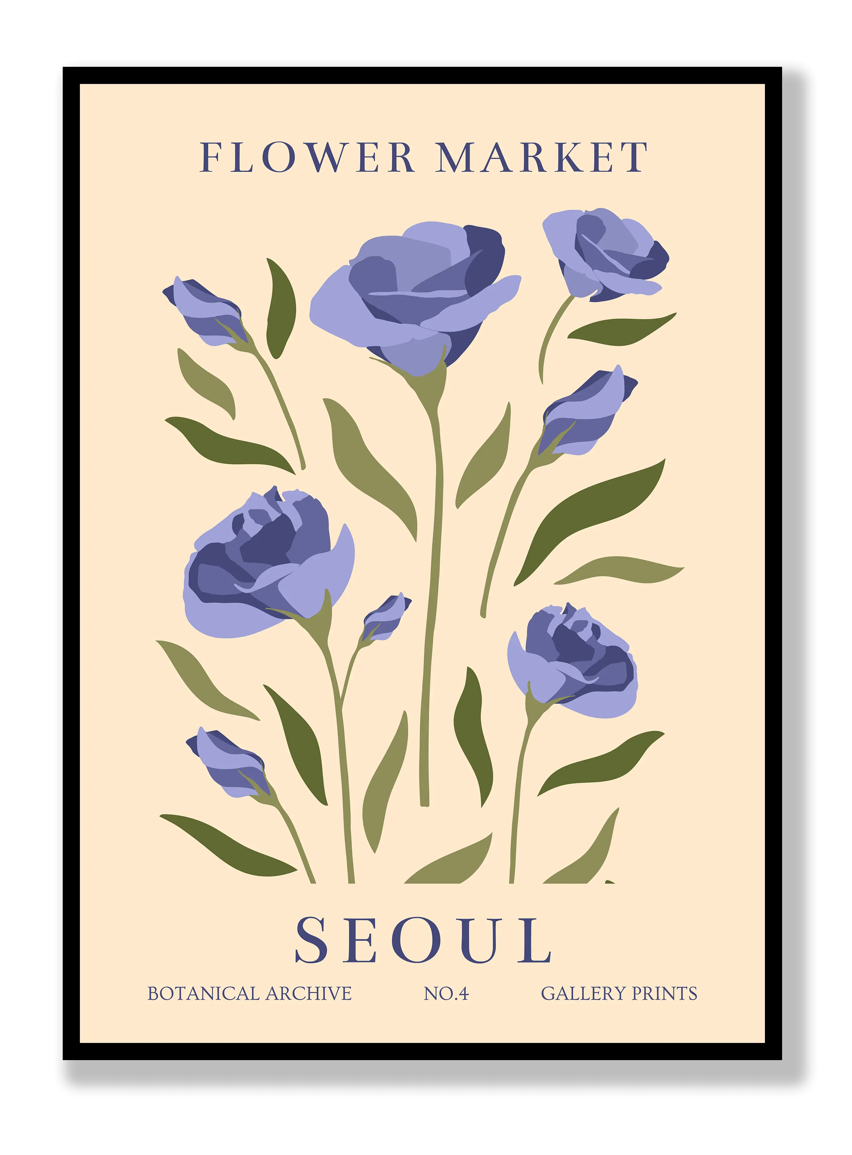 Flower Market Seoul Plakat