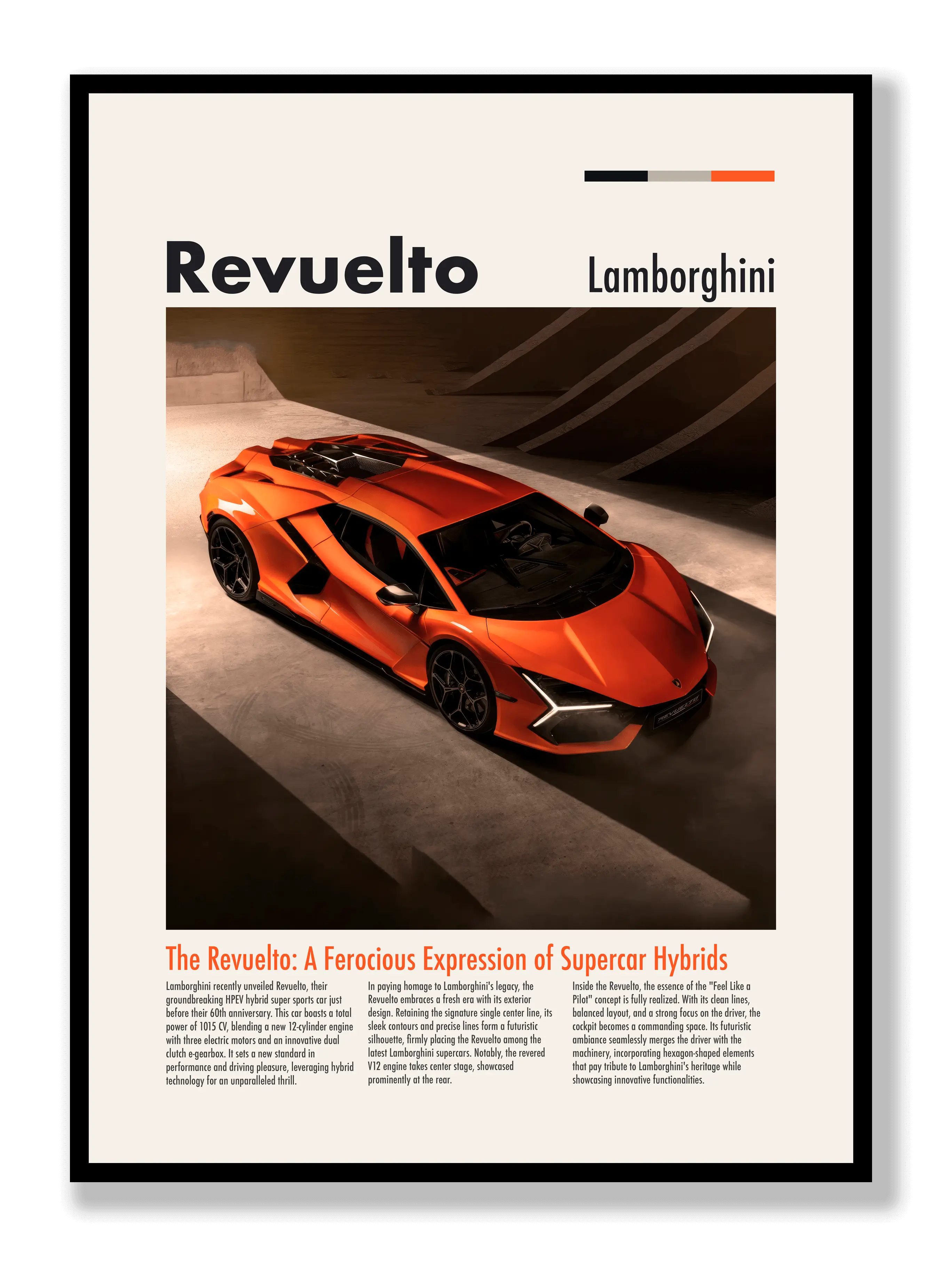 Lamborghini Revuelto Poster