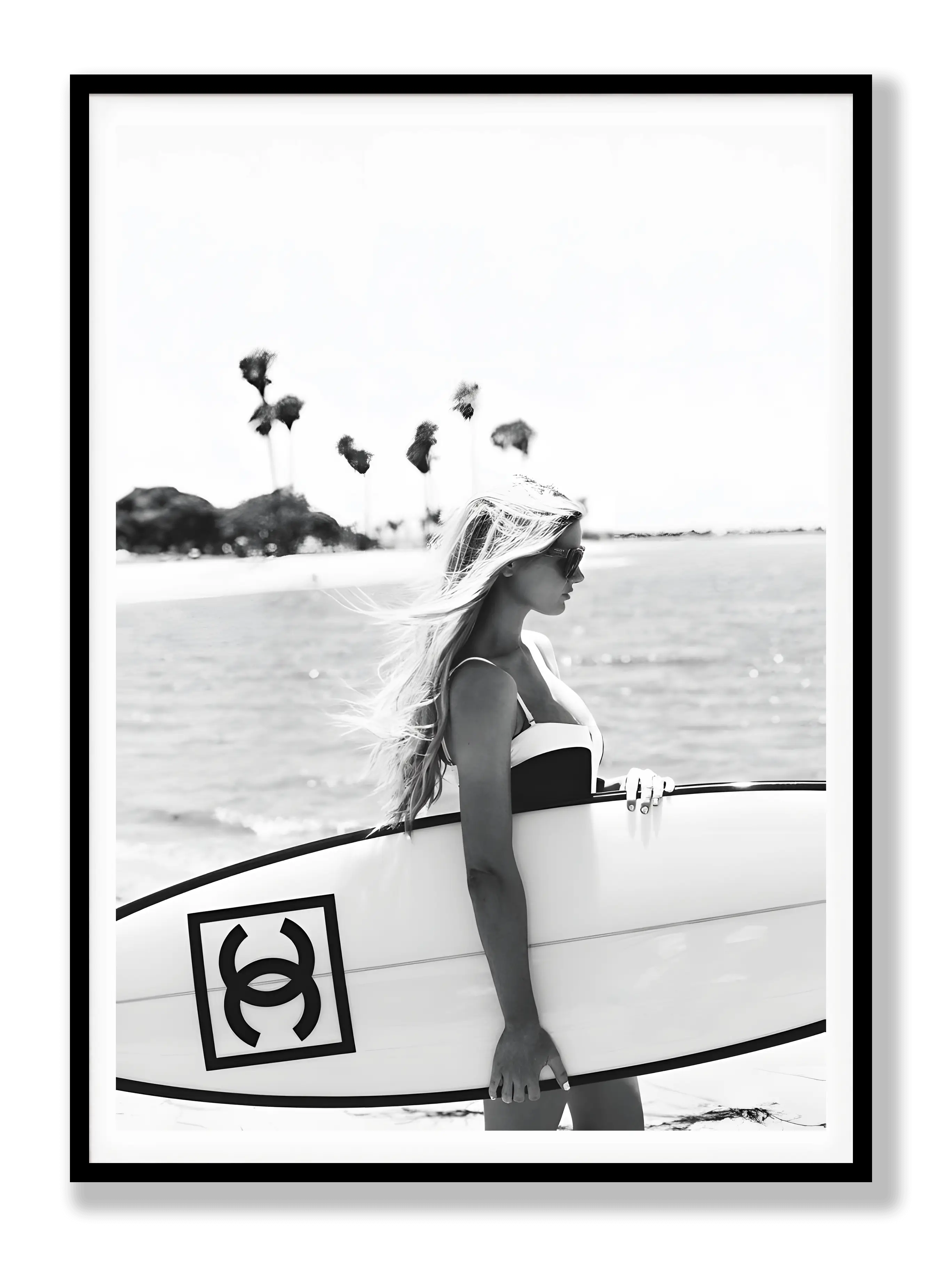 Chanel Surfboard Plakat