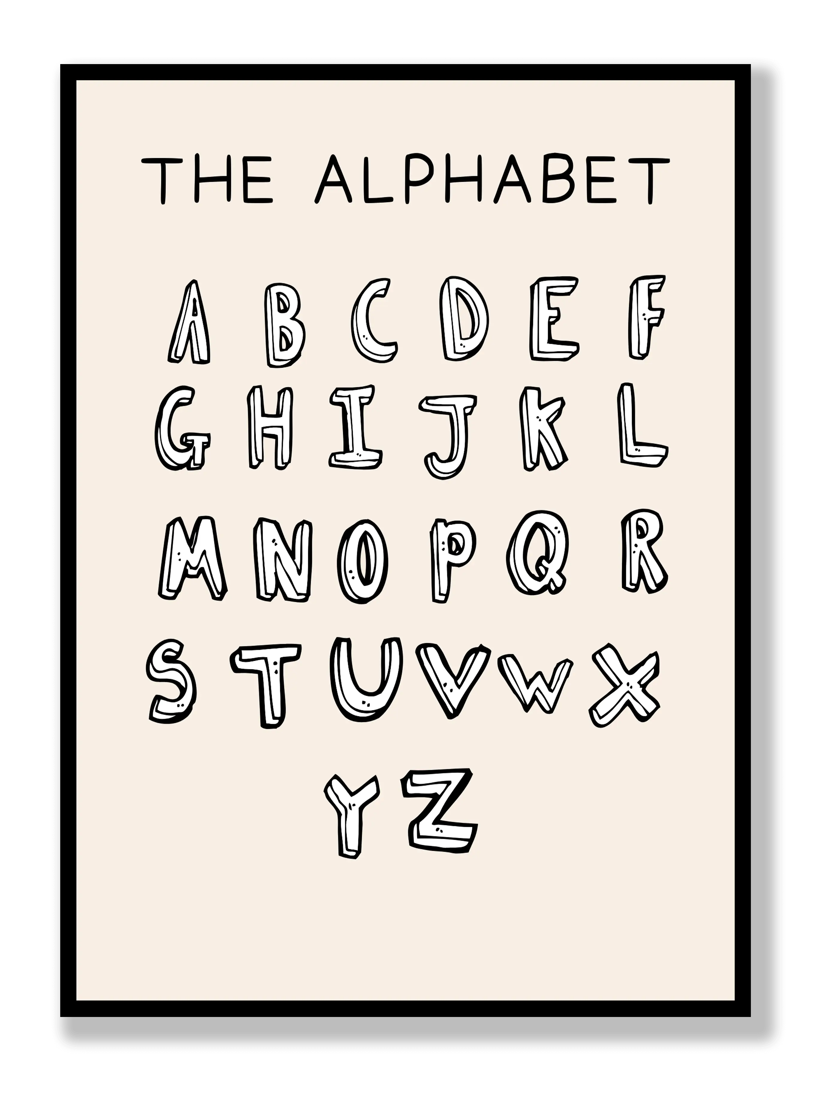 The Alphabet Poster