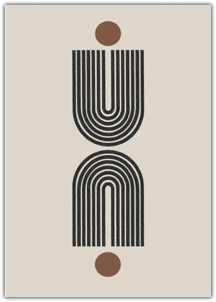 Retro Balance Composition Plakat
