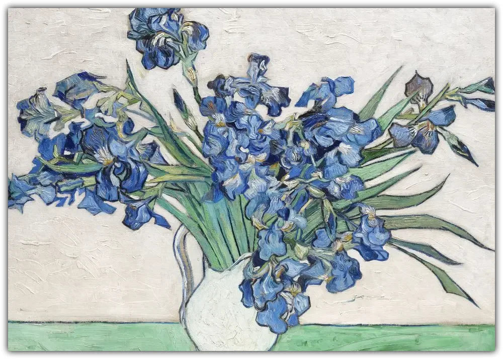 Vincent Van Gogh's Irises 1890 Plakat