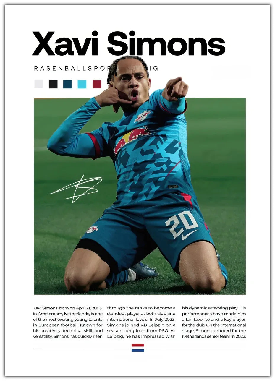 Xavi Simons Plakat