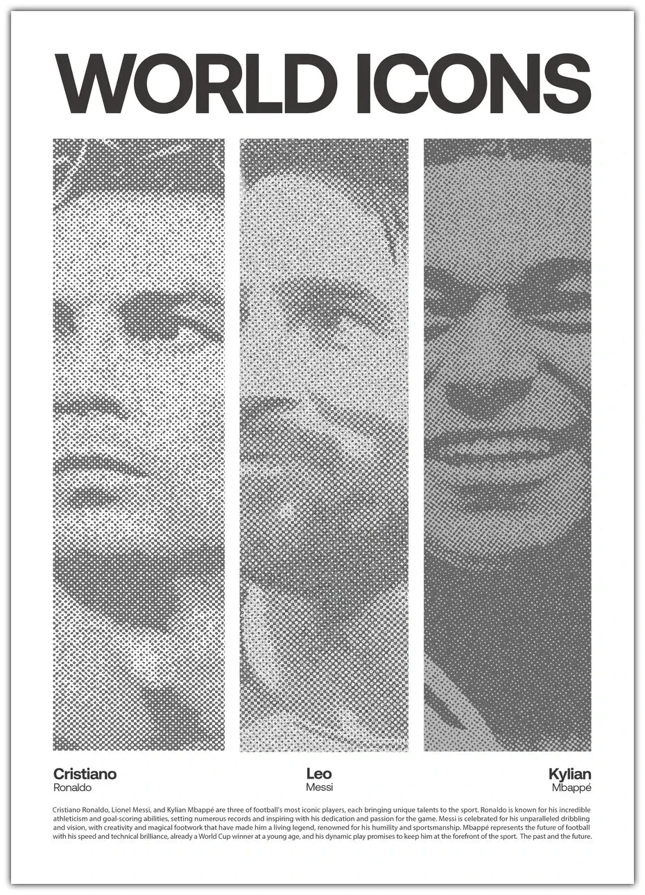 World Icons Plakat