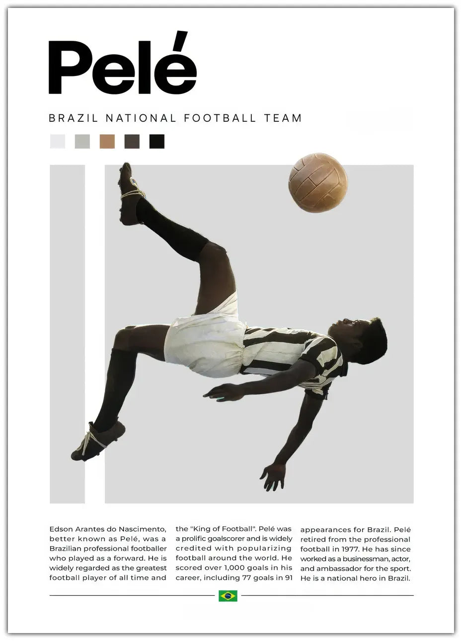 Pelé Plakat