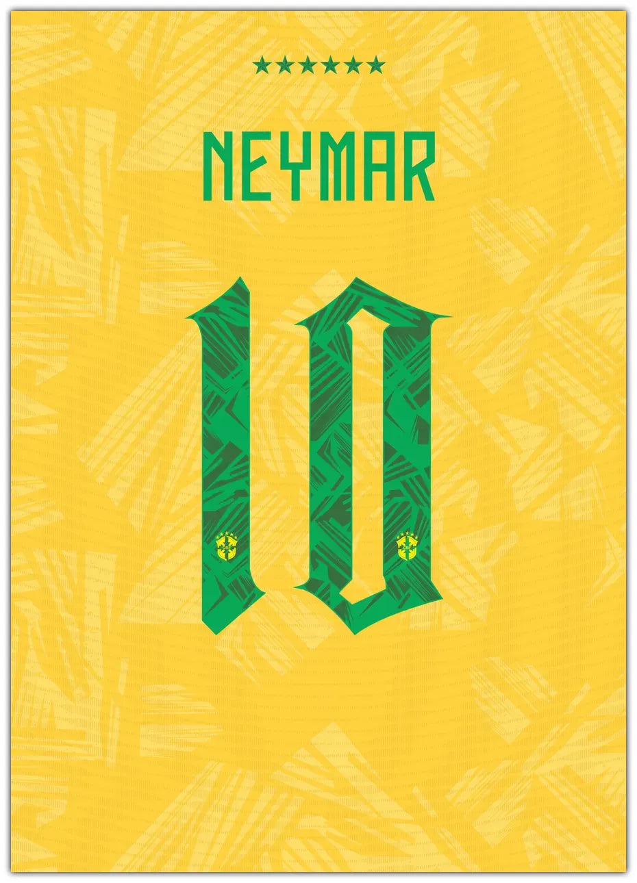 Neymar Shirt Plakat