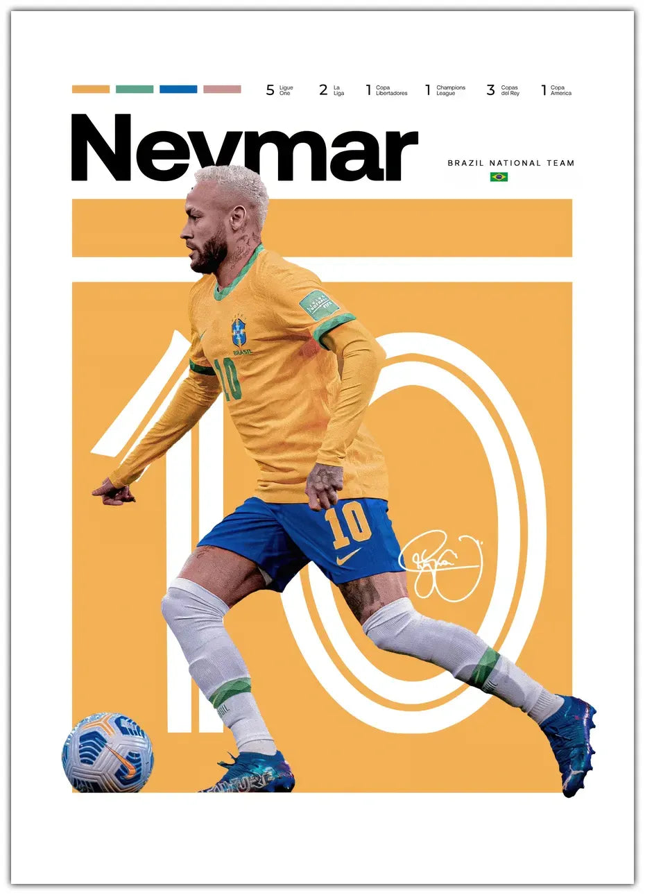 Neymar No. 3 Plakat