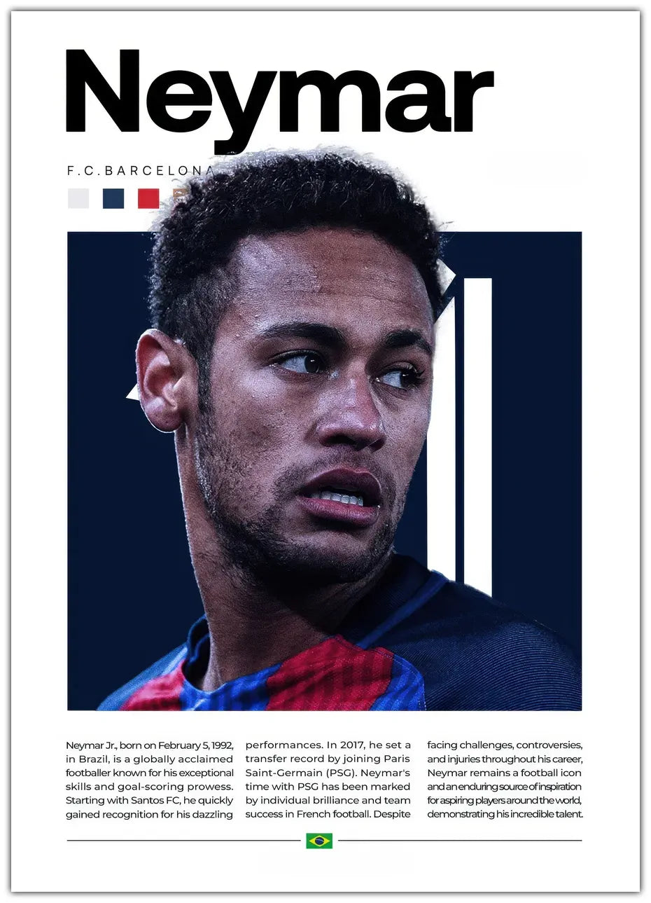 Neymar No. 2 Plakat