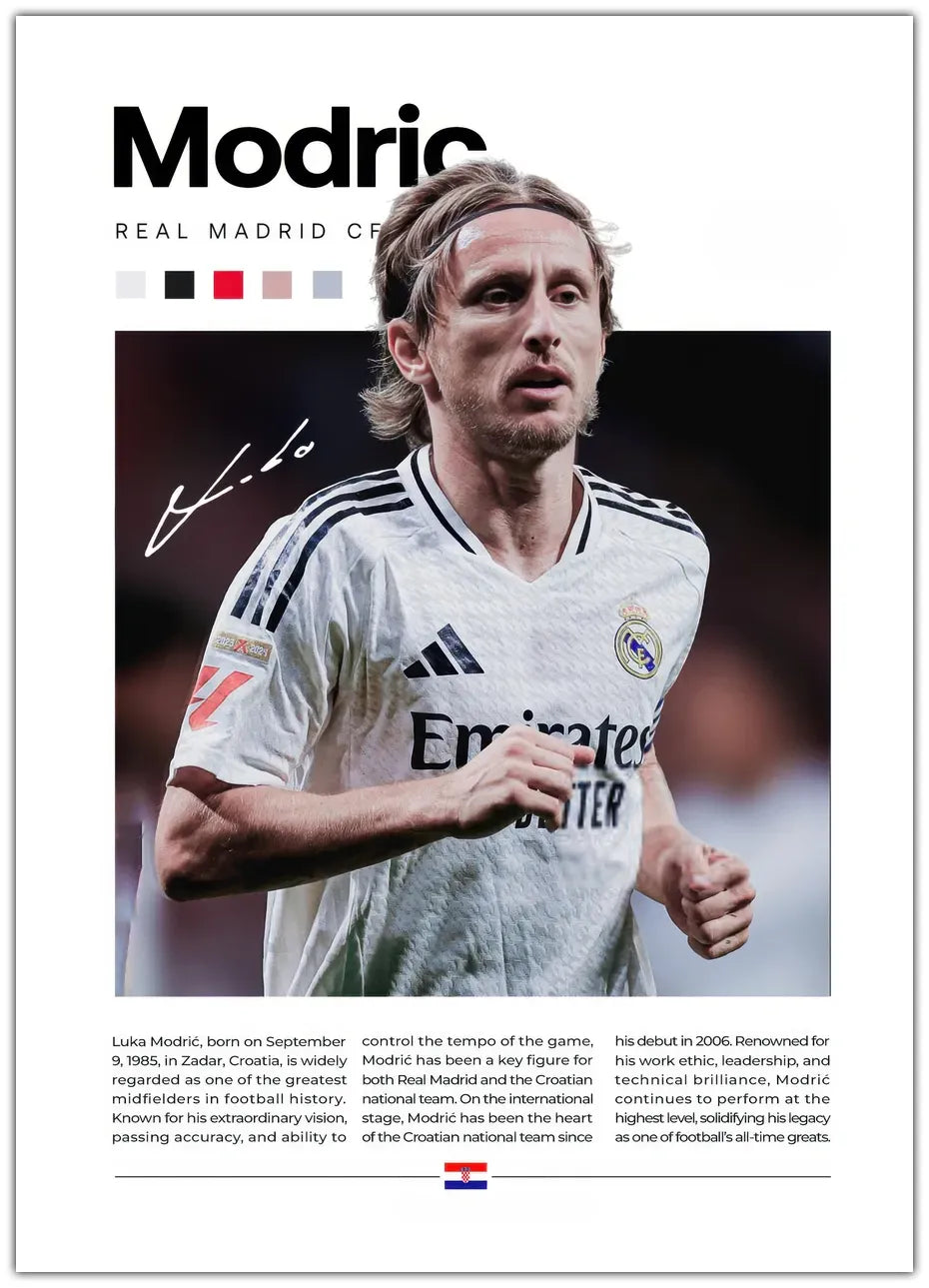 Luka Modrić Plakat